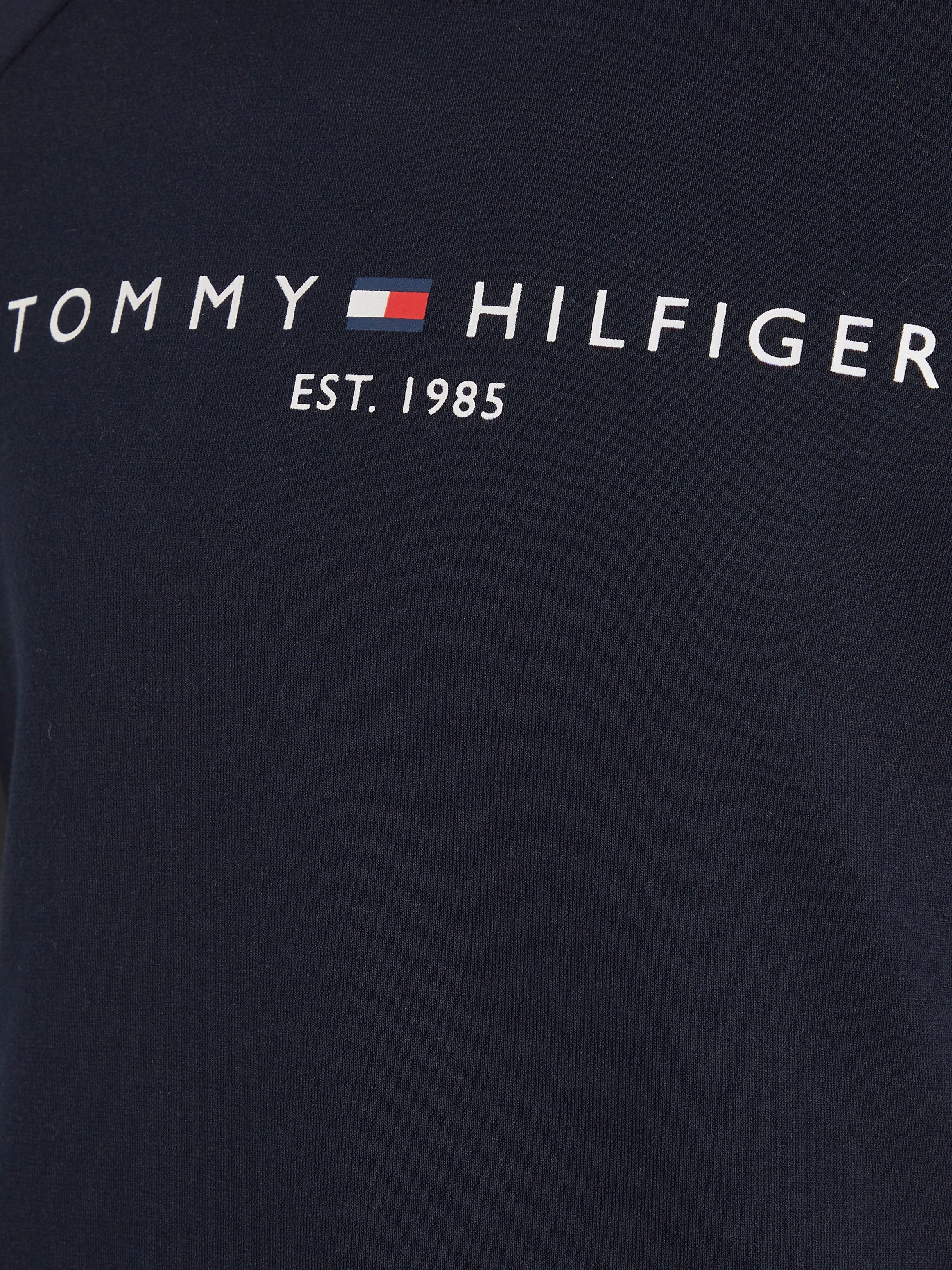 Tommy Hilfiger Jurk in a-lijn PUNTO FIT & FLARE DRESS SS Kinderen tot 16 jaar met logo-opdruk