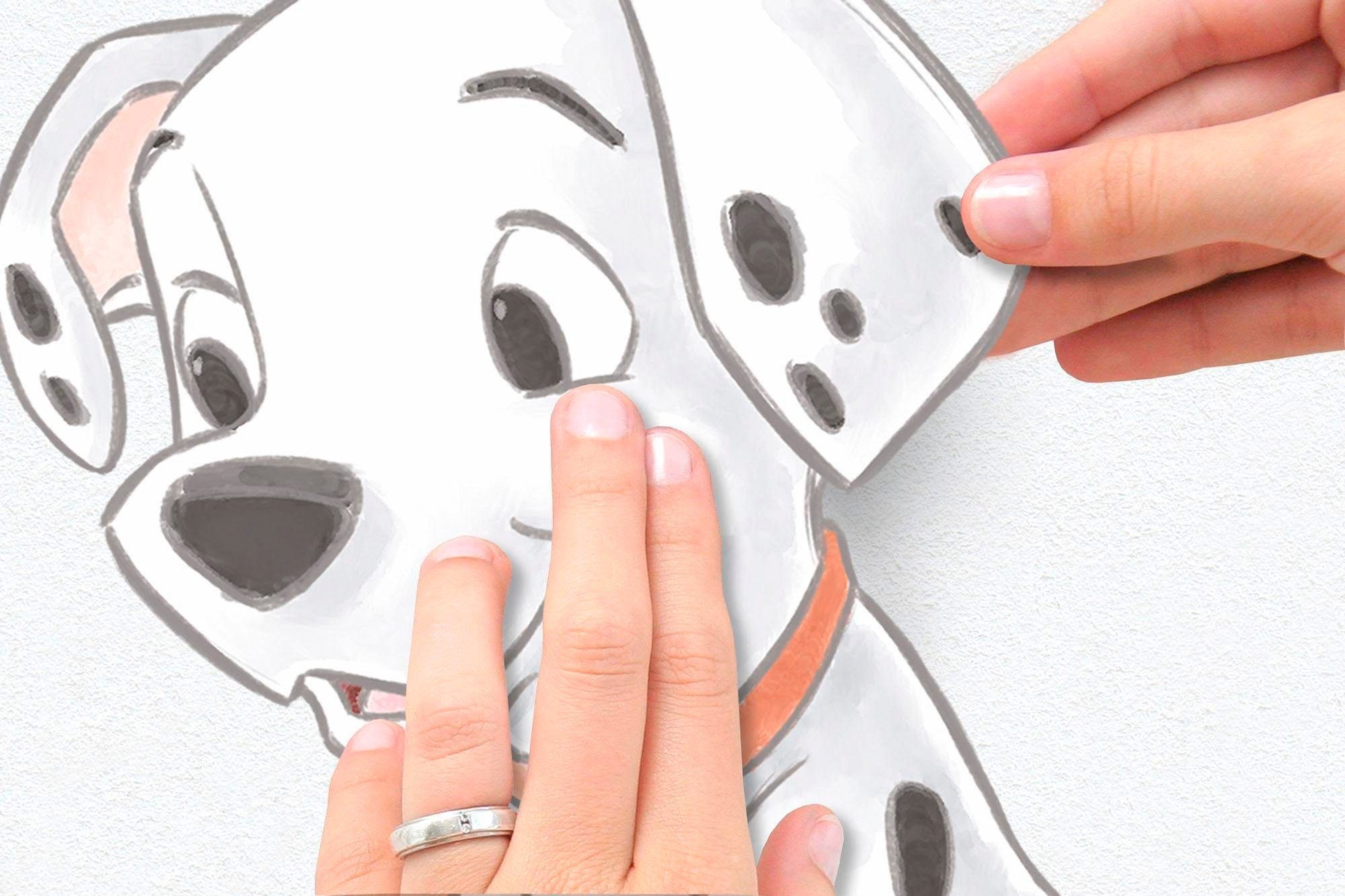 Komar Wandfolie Best of Friends - afm. 50 x 70 cm zelfklevend, wandstickers, kinderkamer
