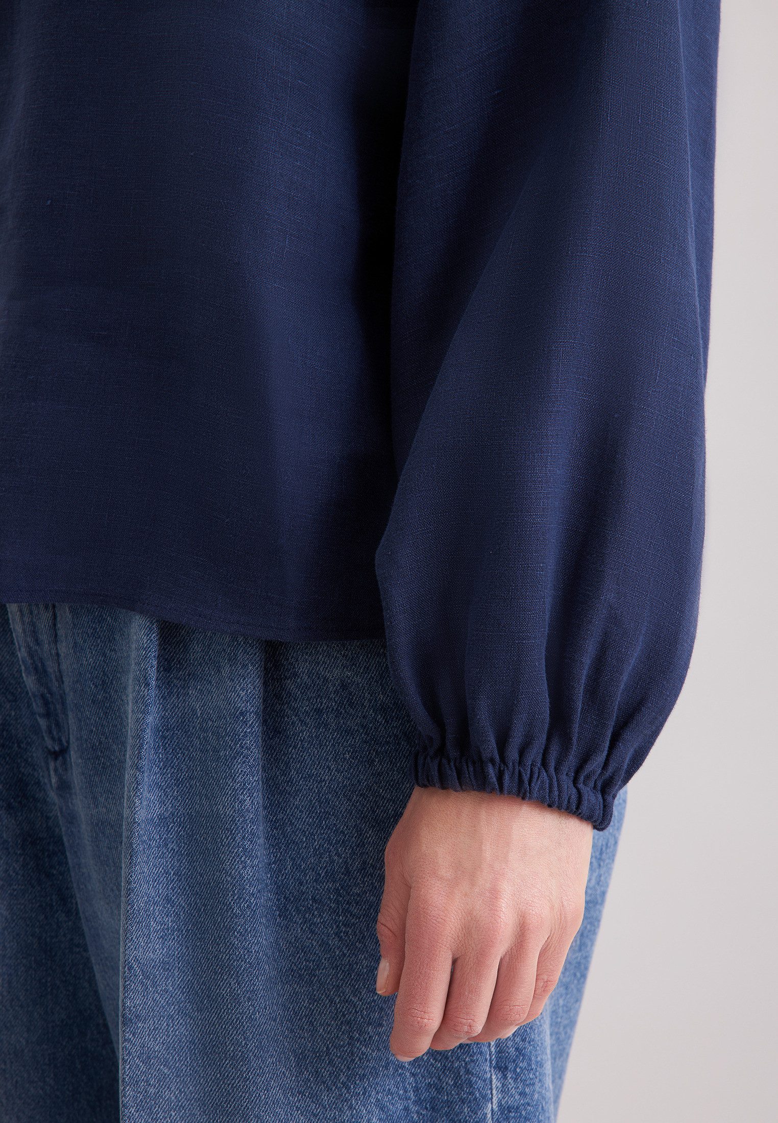 seidensticker Klassieke blouse Zwarte roos