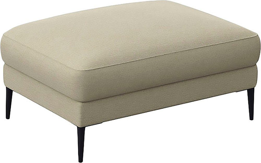 FLEXLUX Poef Belle gestoffeerde hocker, zithocker Scandinavisch design, in een sublieme verwerking