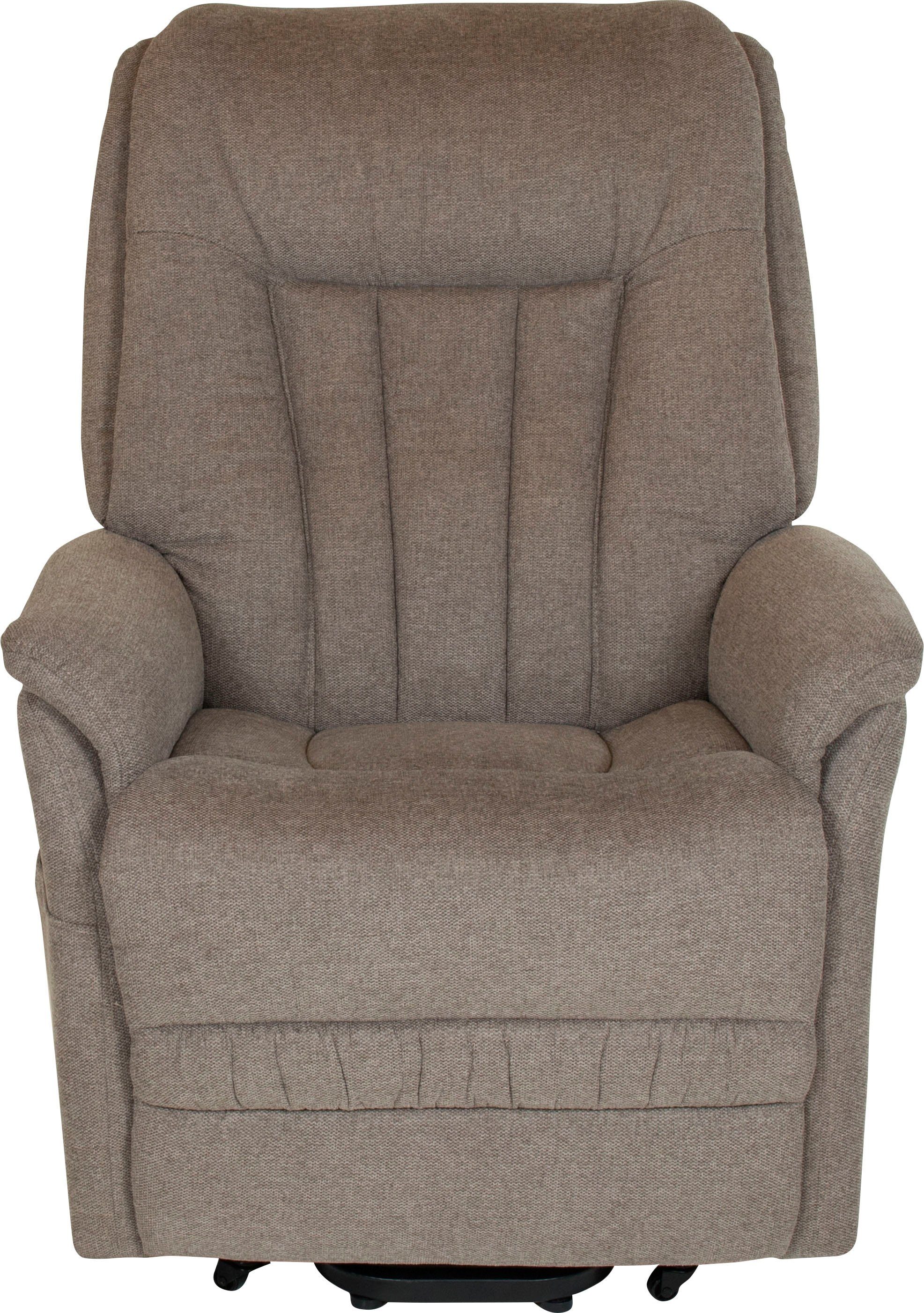 Duo Collection Relaxfauteuil Noli XXL tot 150 kg draagvermogen, met elektrische opstahulp Relaxfunctie en pocketveren binnenvering met stalen nosagvering