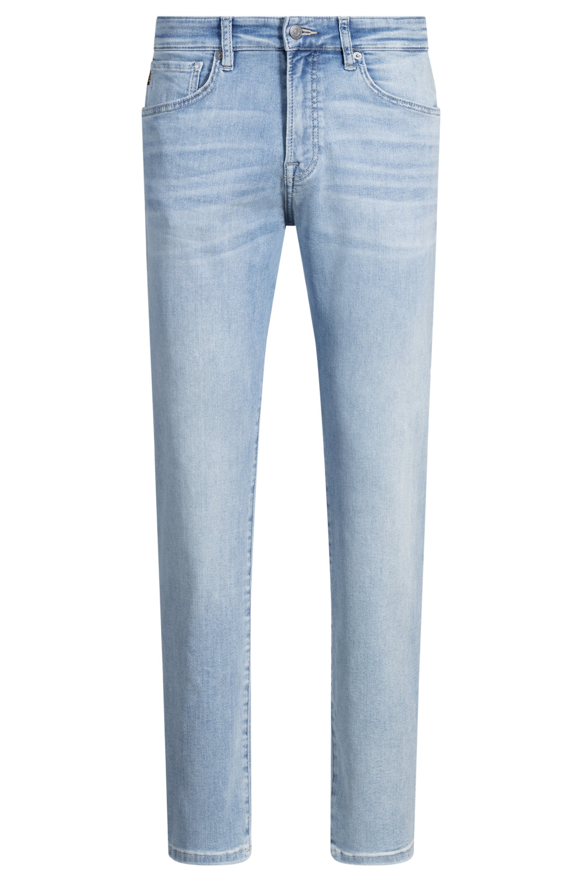 Boss Orange Straight jeans RE.MAINE BO met boss-lederbadge