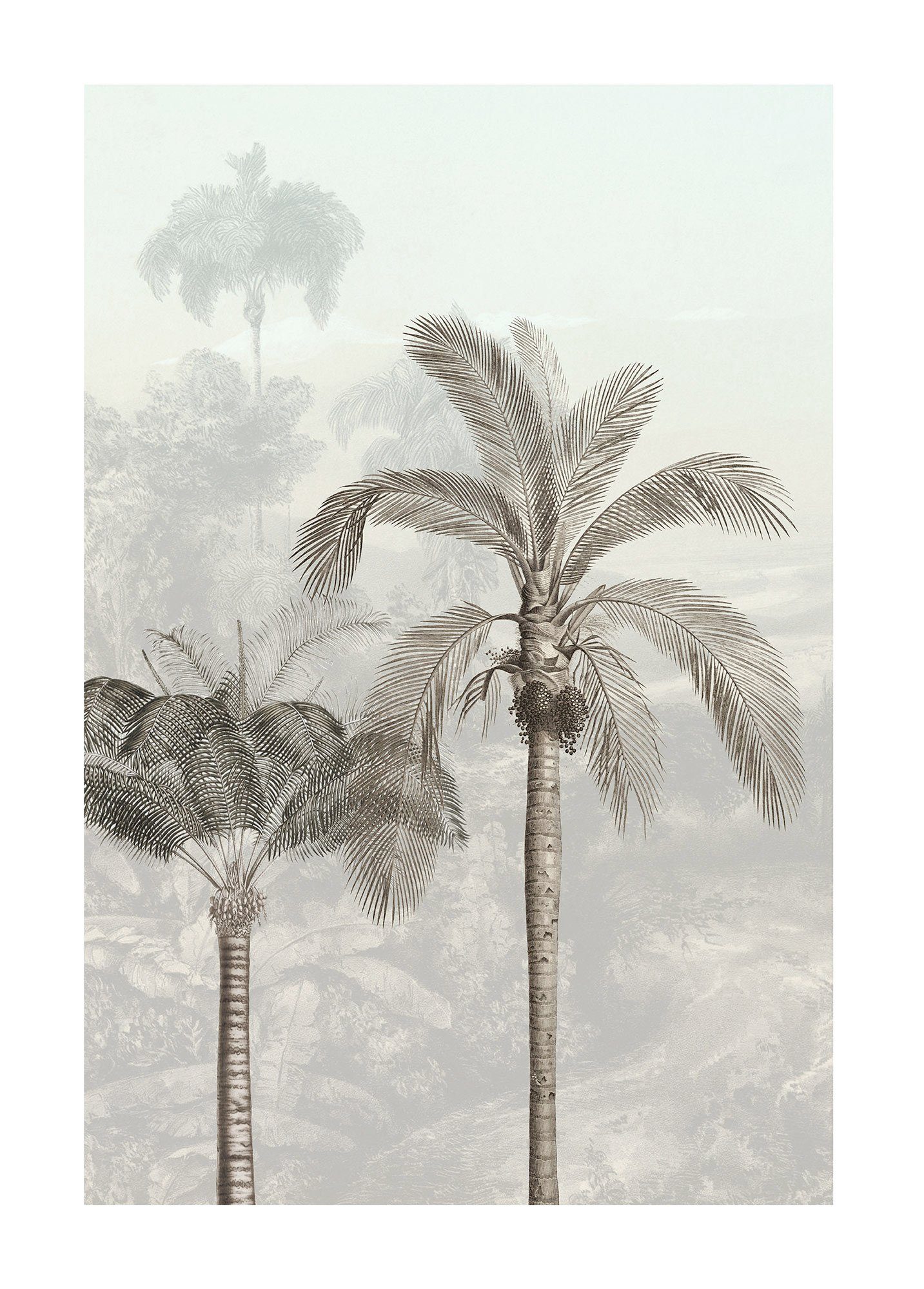 Komar Wanddecoratie Jungle Panorama Wanddecoratie - zonder lijst (1 stuk)