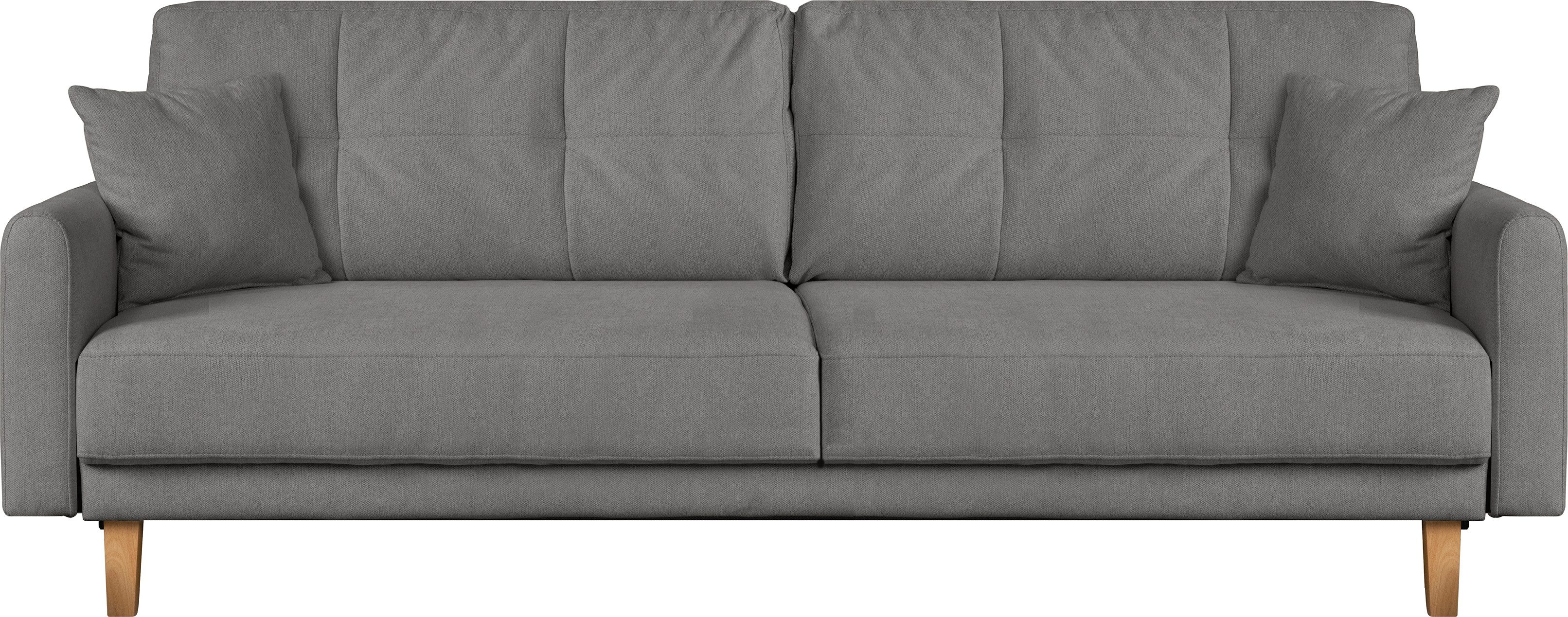 Home affaire 3-zitsbank TRIPLO optioneel slaapbank met bedlade, afmetingen B/D/H: 215/100/89 cm