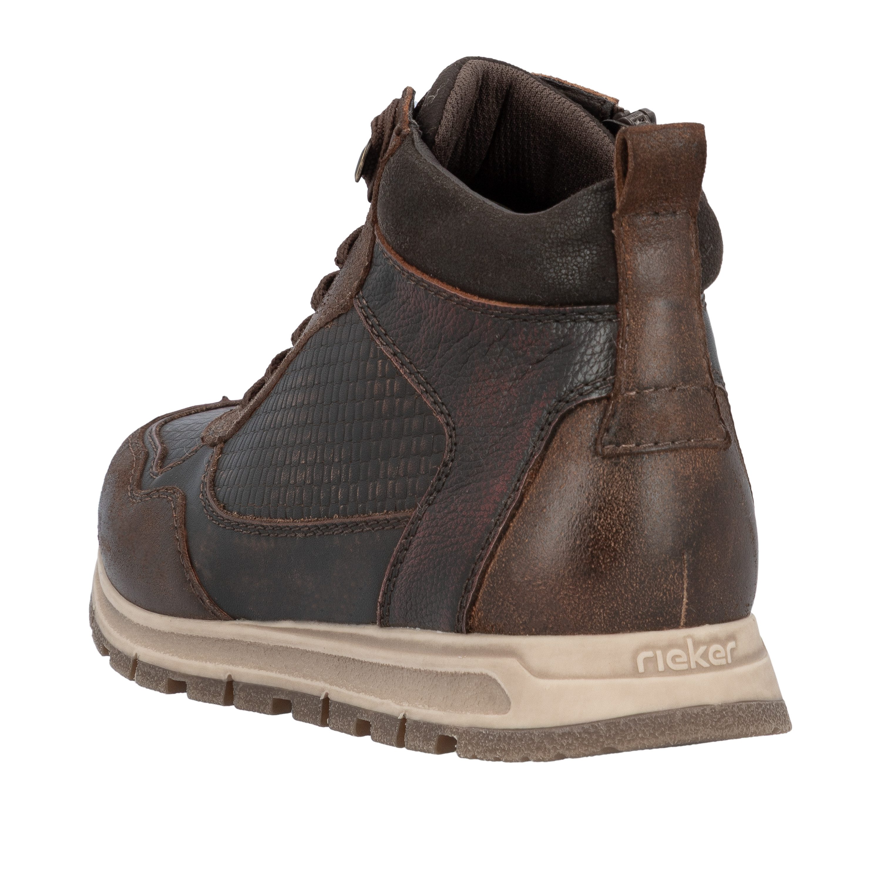 Rieker Sneakerboots Veterboots, high top sneaker, veterschoen met binnenritssluiting