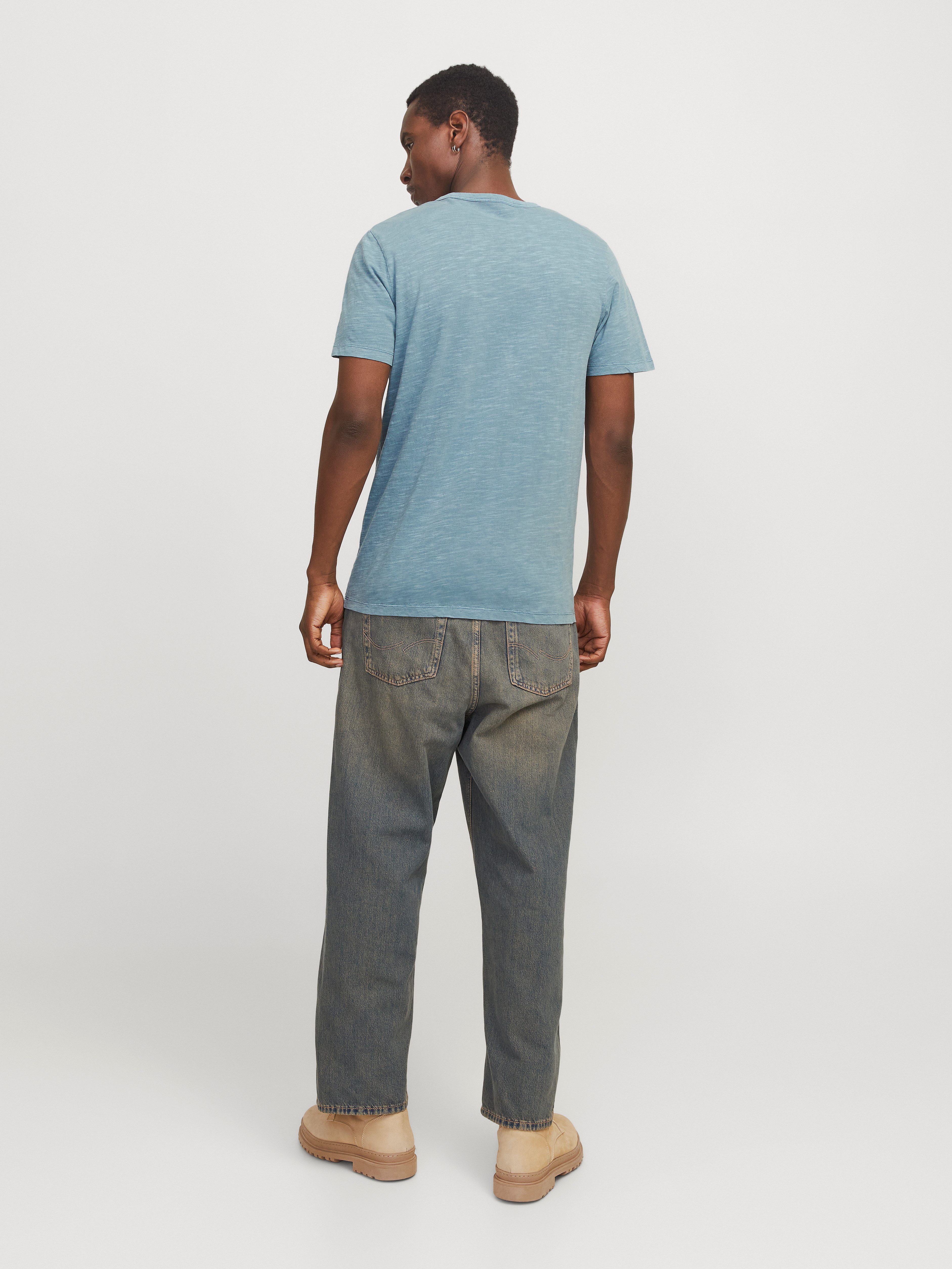 Jack & Jones T-shirt JJESPLIT NECK TEE SS NOOS