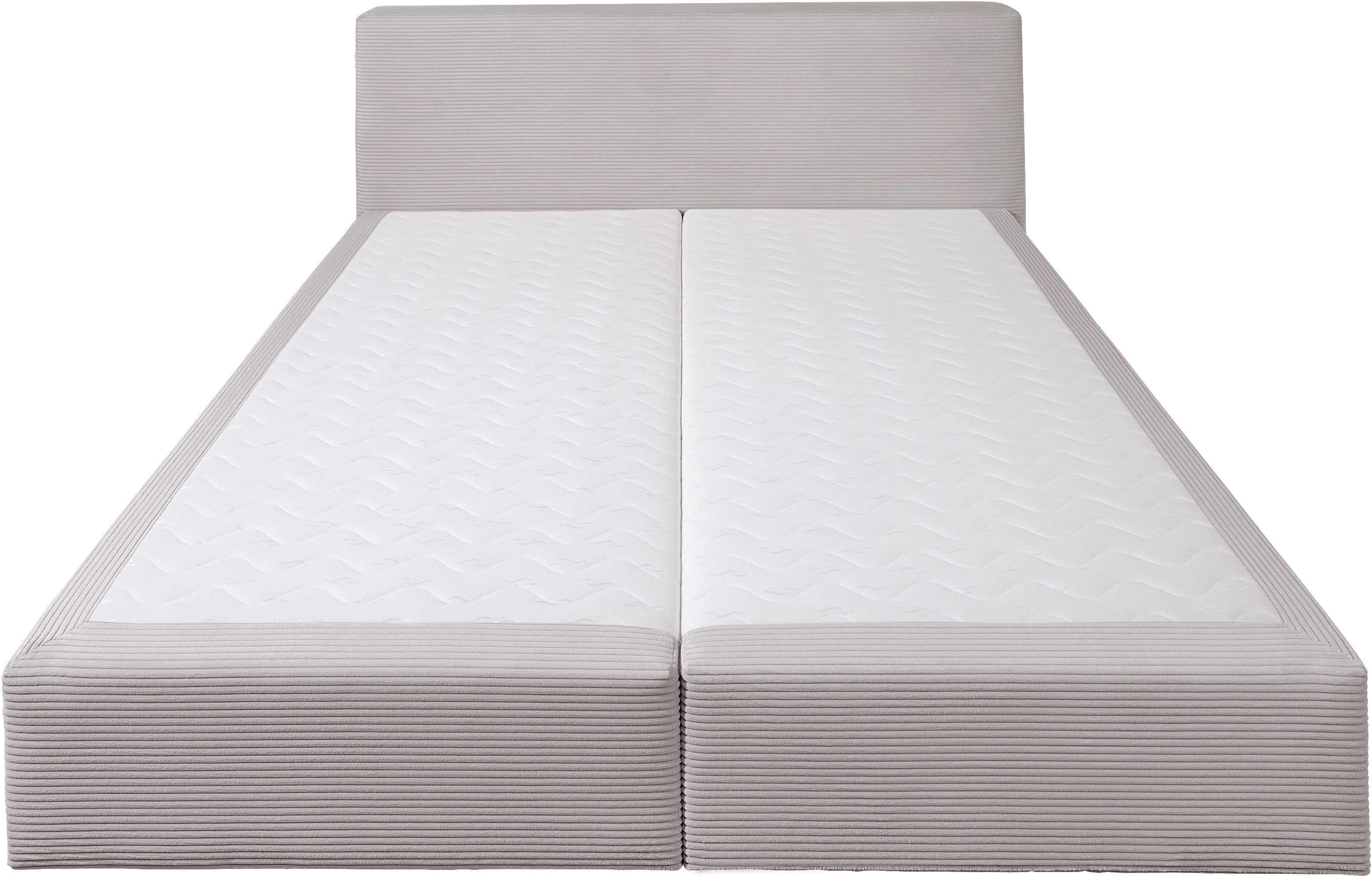 andas Boxspring Åby In cord bekleding, optioneel met en zonder matras verkrijgbaar