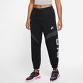 nike sportswear joggingbroek w nsw air fleece mr jogger plus size zwart