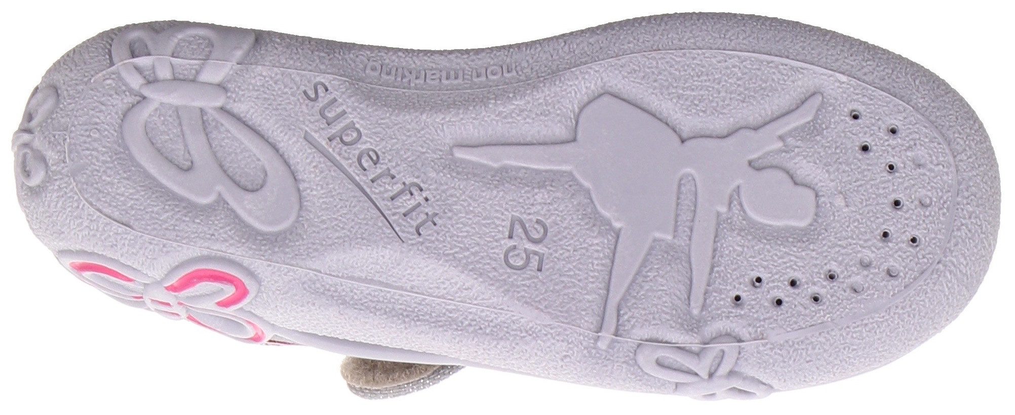 Superfit Pantoffels BELINDA WMS: middel Kinderschoen met motiefdruk, maat sjabloon om te downloaden