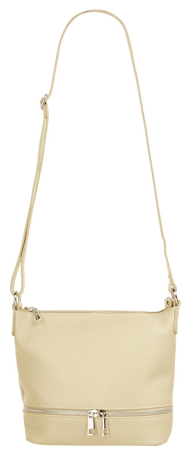 Cluty Schoudertas echt leer, made in italy