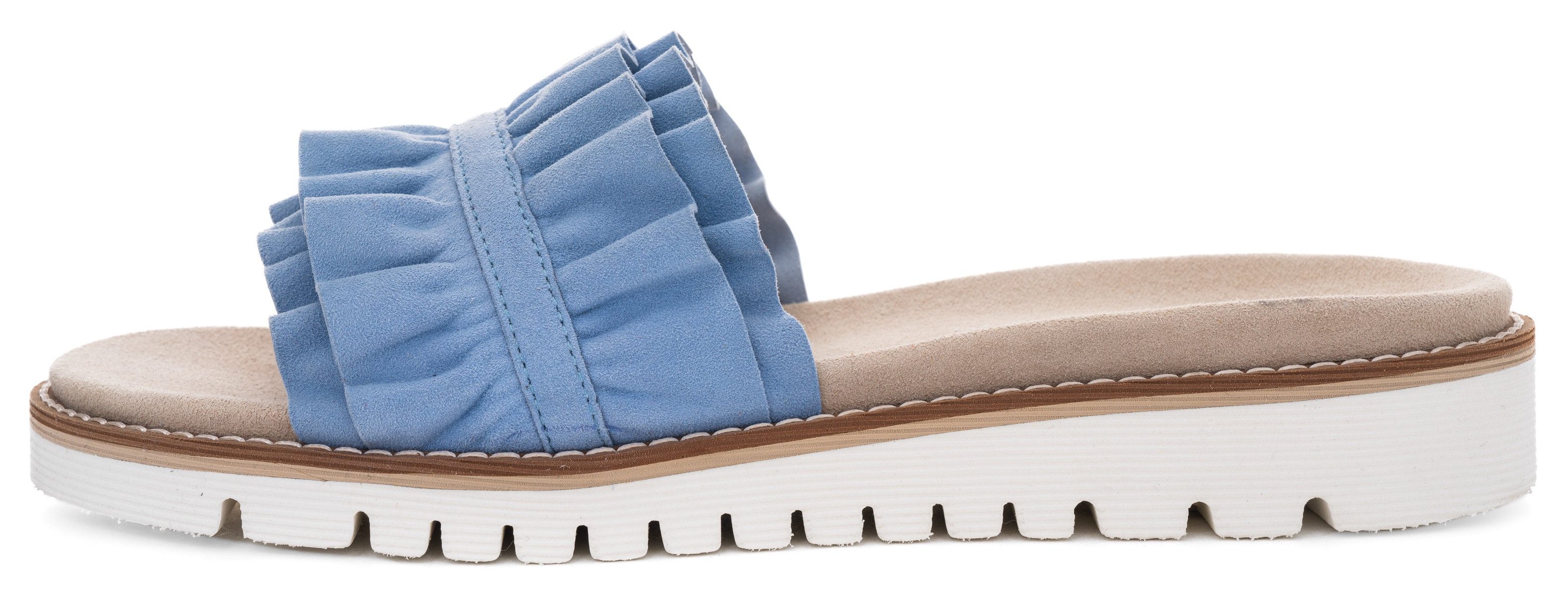 Ara Slippers KENT , slides, flats, sandaal met geplooide bandage