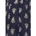 vivance palazzobroek met all-over print en zakken, sweatpants, stoffen broek blauw