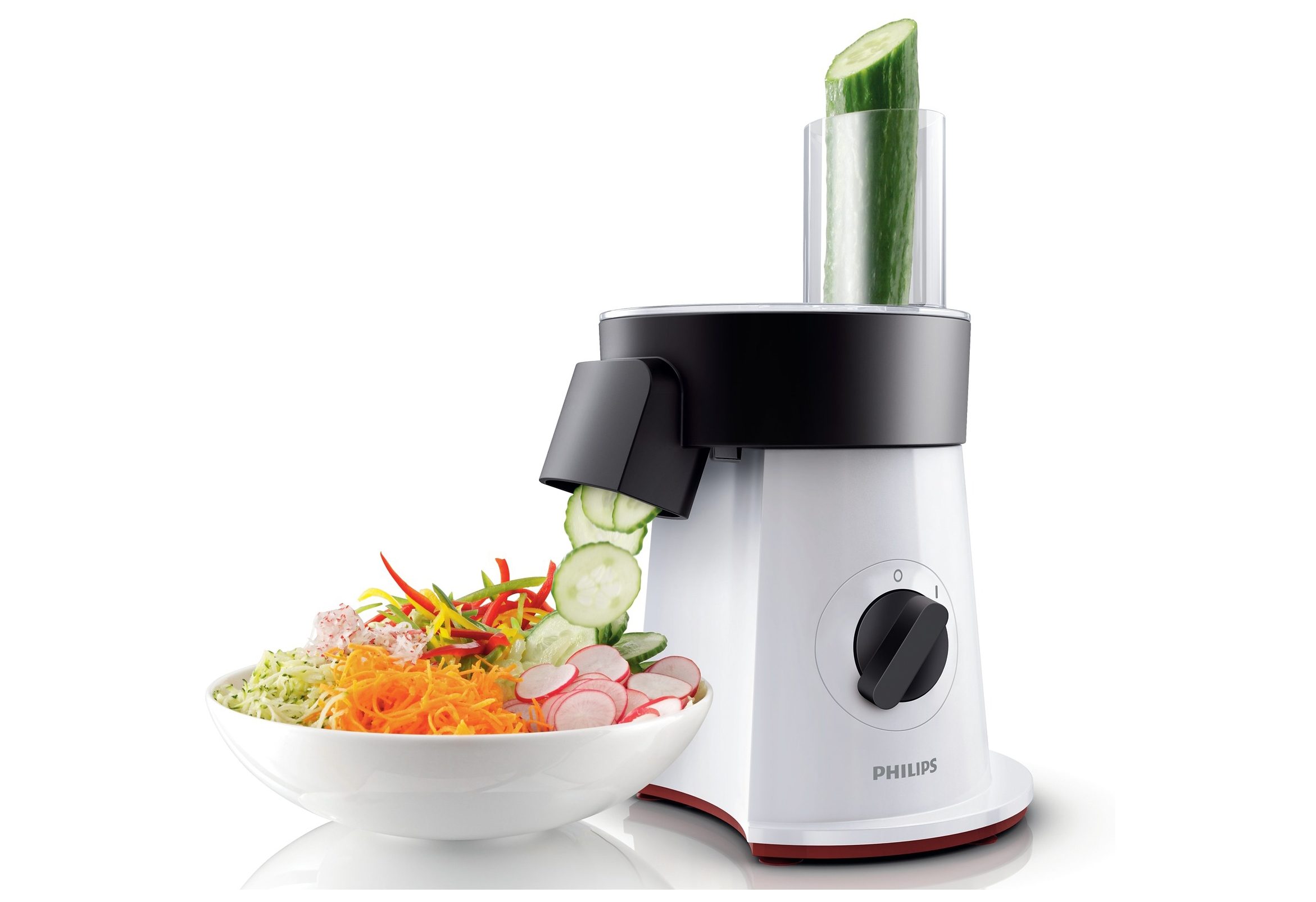 Philips Hakmolen Viva Collection HR1388x80 Salade toebehoren, 5 roestvrijstalen schijven