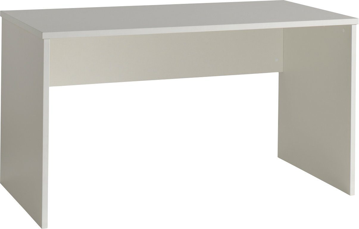 Vipack Kinderbureau Londen Bureau voor tieners, bureau, met melamine oppervlak, effen bureaus wit