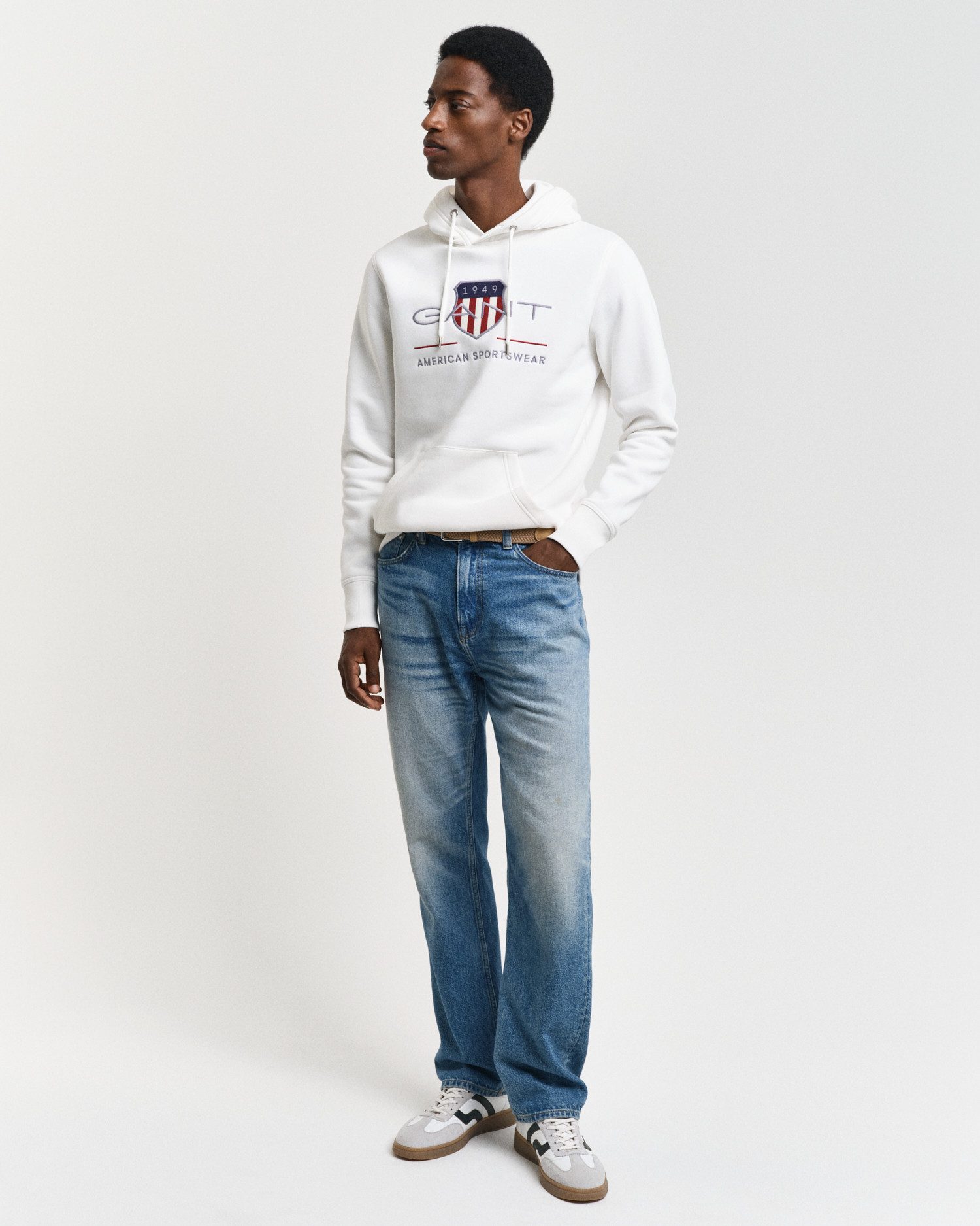 Gant Hoodie REG ARCHIVE SHIELD HOODIE met modieuze logo-borduursel op de borst