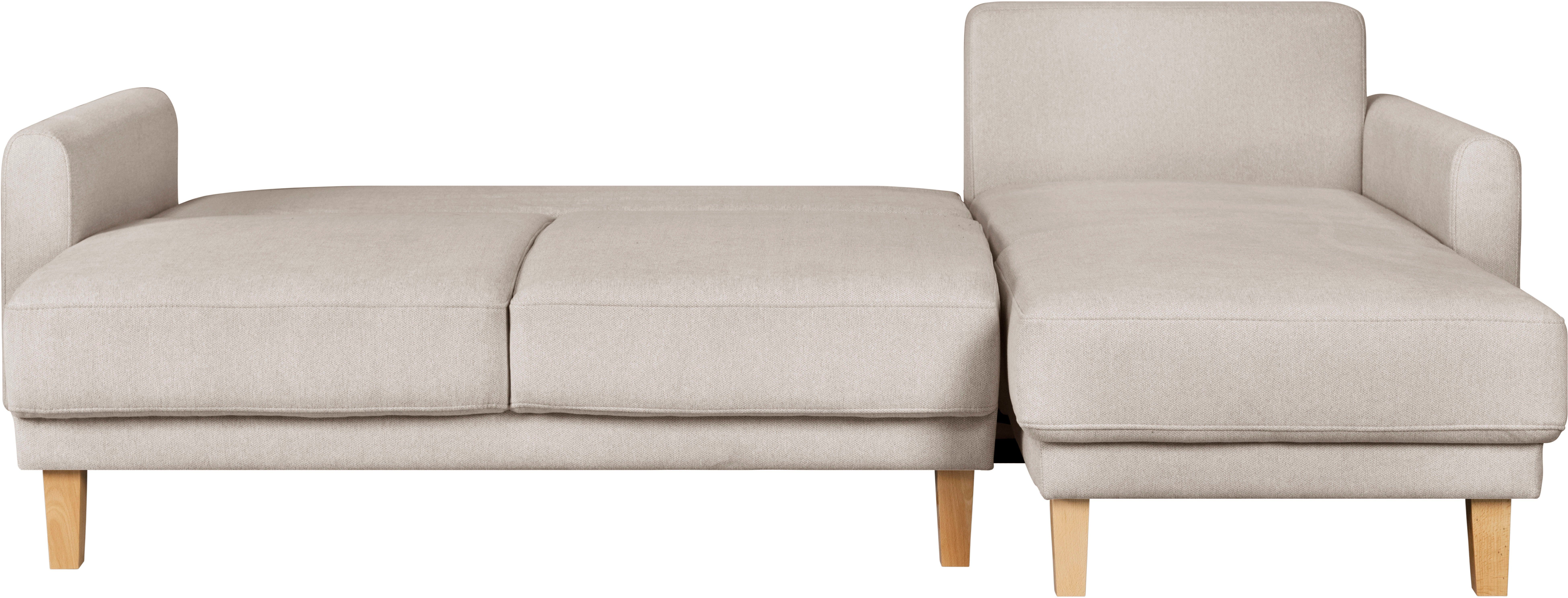 Home affaire Hoekbank TRIPLO optionele slaapbank met bedlade, afmetingen B/D/H: 234/164/89 cm