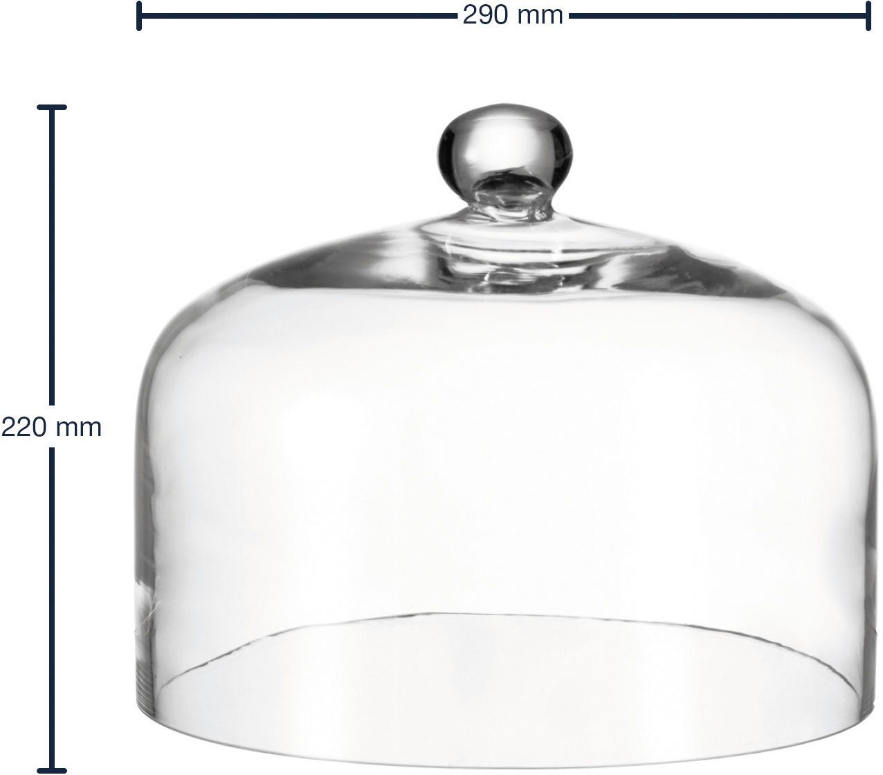 LEONARDO Beschermhoes Bel, TWENTY 4 Glas, handgemaakt uniek stuk