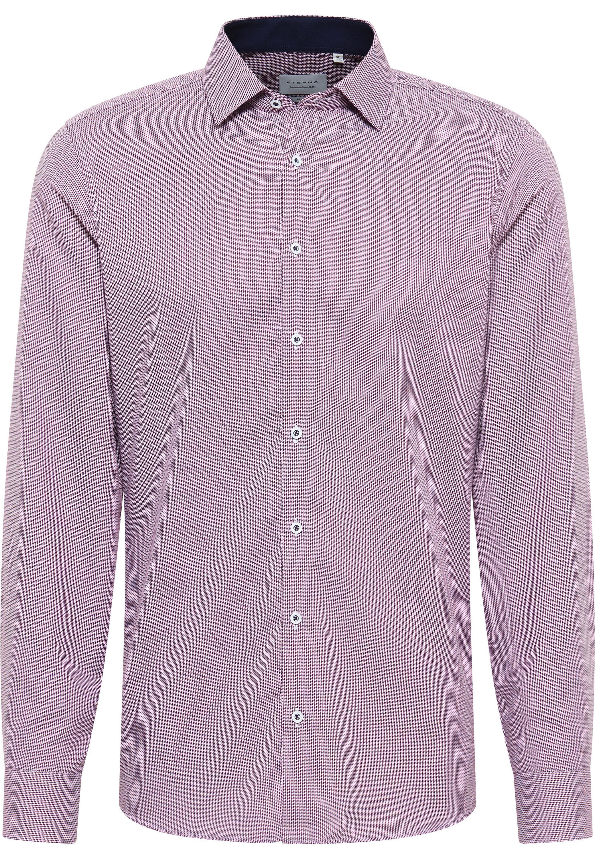 Eterna Overhemd met lange mouwen Slim fit NON IRON (strijkvrij)