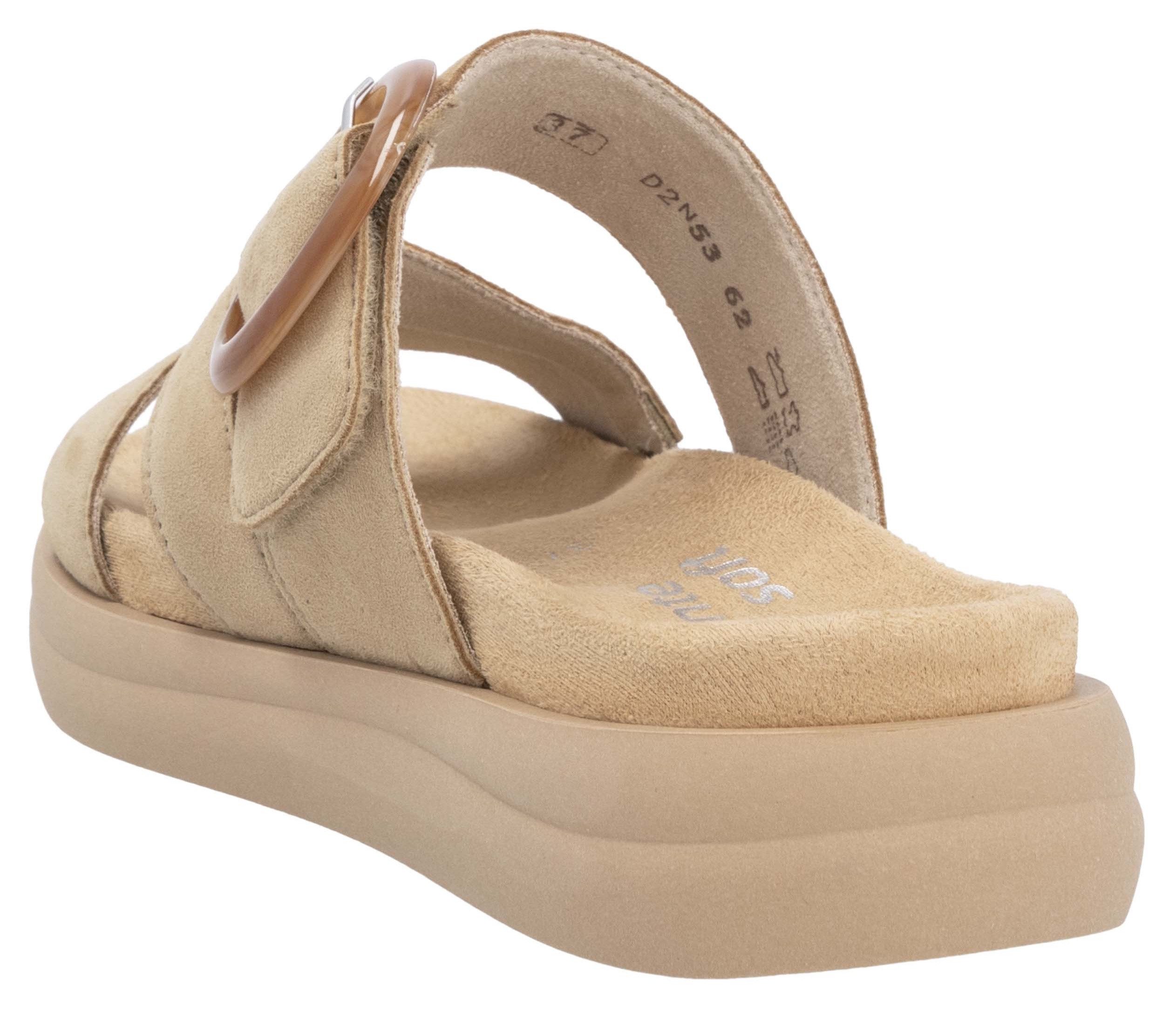 Remonte Slippers , zomer schoen, instapschoen, comfort schoen met grote decoratieve gesp
