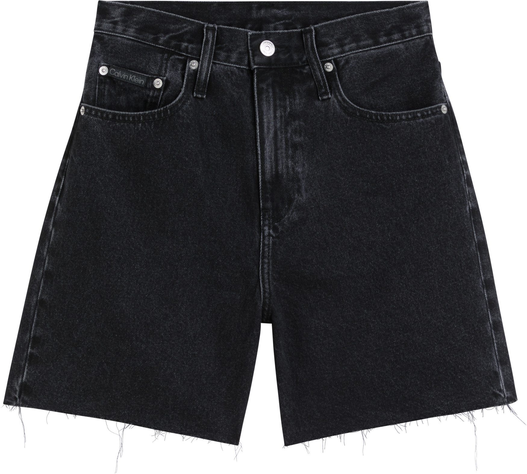 Calvin Klein Bermuda SHORT met franjezoom