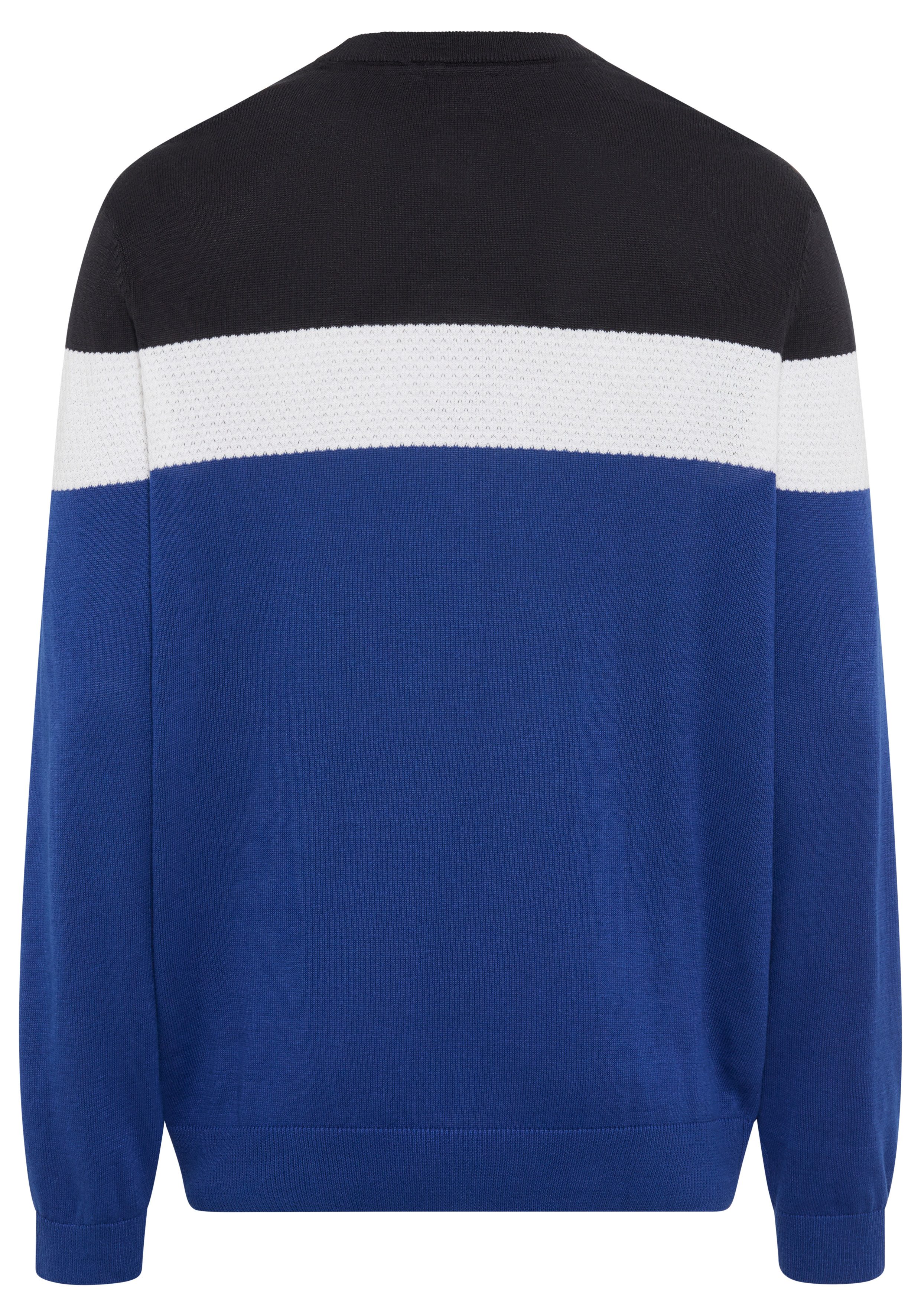 H.I.S Trui met ronde hals Nieuwe kleuren! Colourblocking, in lichte tricotkwaliteit