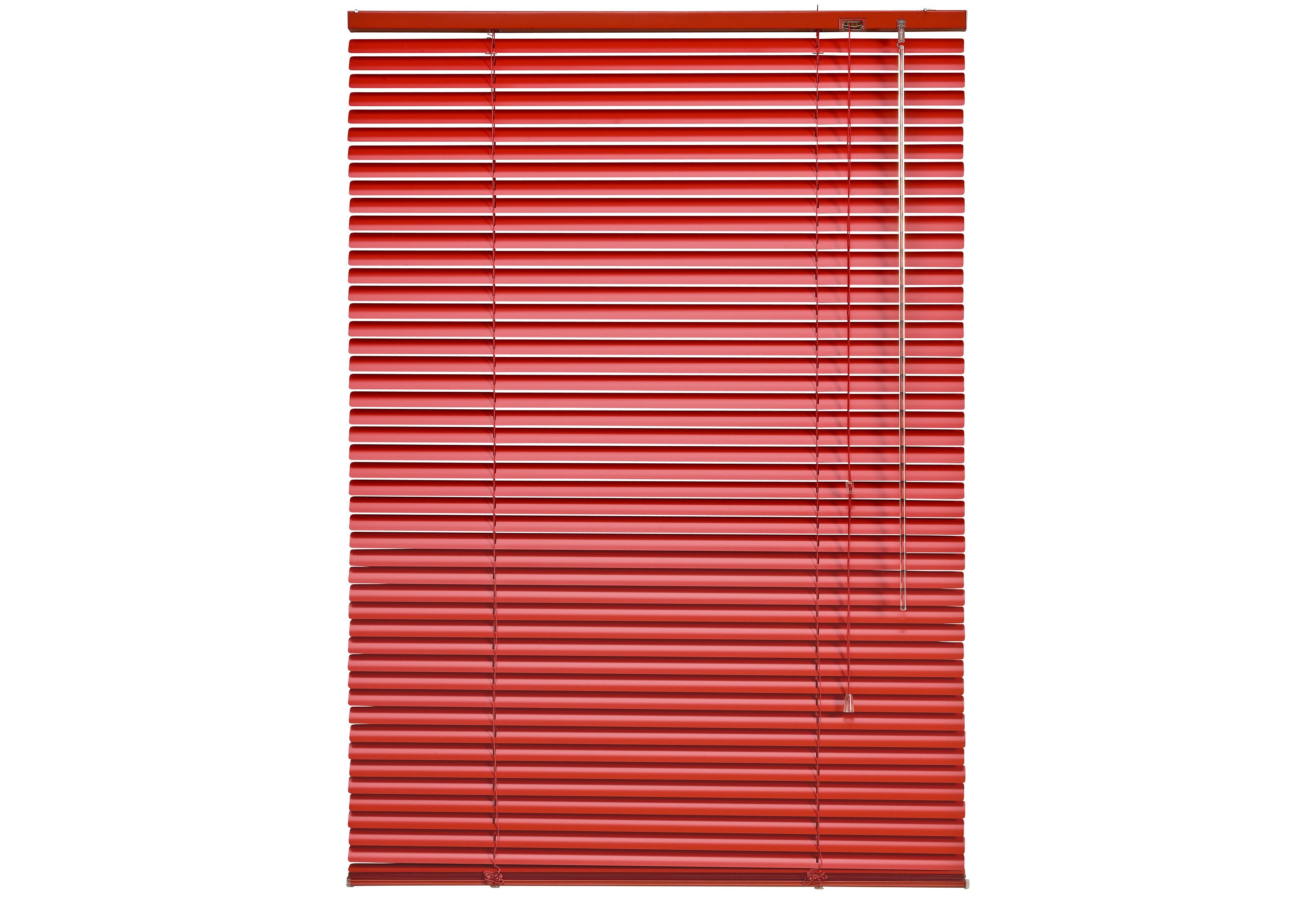 Liedeco Jaloezie Aluminium-jaloezie (1 stuk) vouwgordijnen & jaloezieën maat H/B: 160/240 cm rood