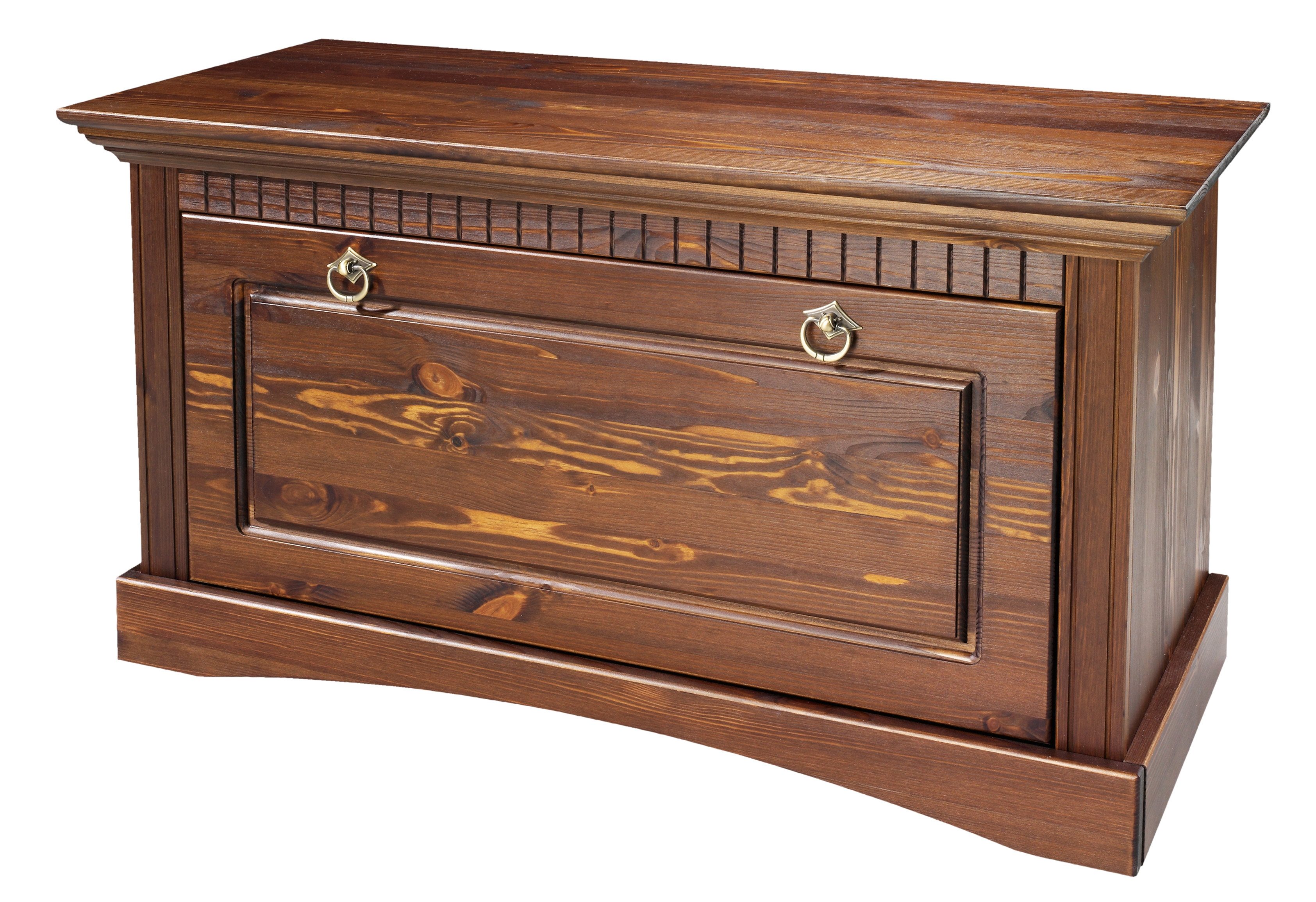 Home affaire Schoenenkist Rustiek van massief grenen, zithoogte 49 cm, in paneel-look