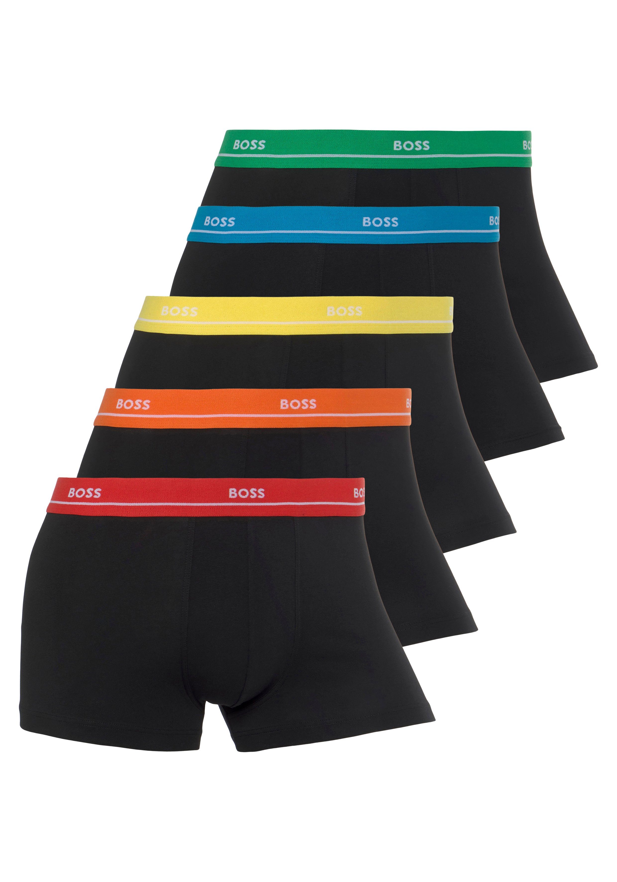 BOSS Boxershort met een logo-opschrift (5 stuks, Set van 5)