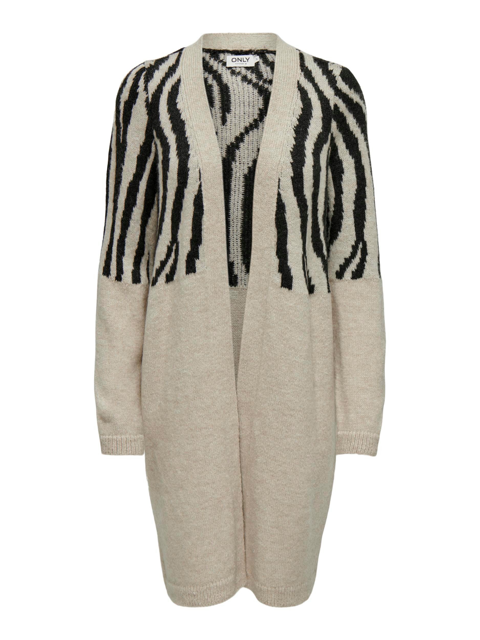 Only Lang vest ONLJADE ZEBRA LS CARDIGAN CC KNT