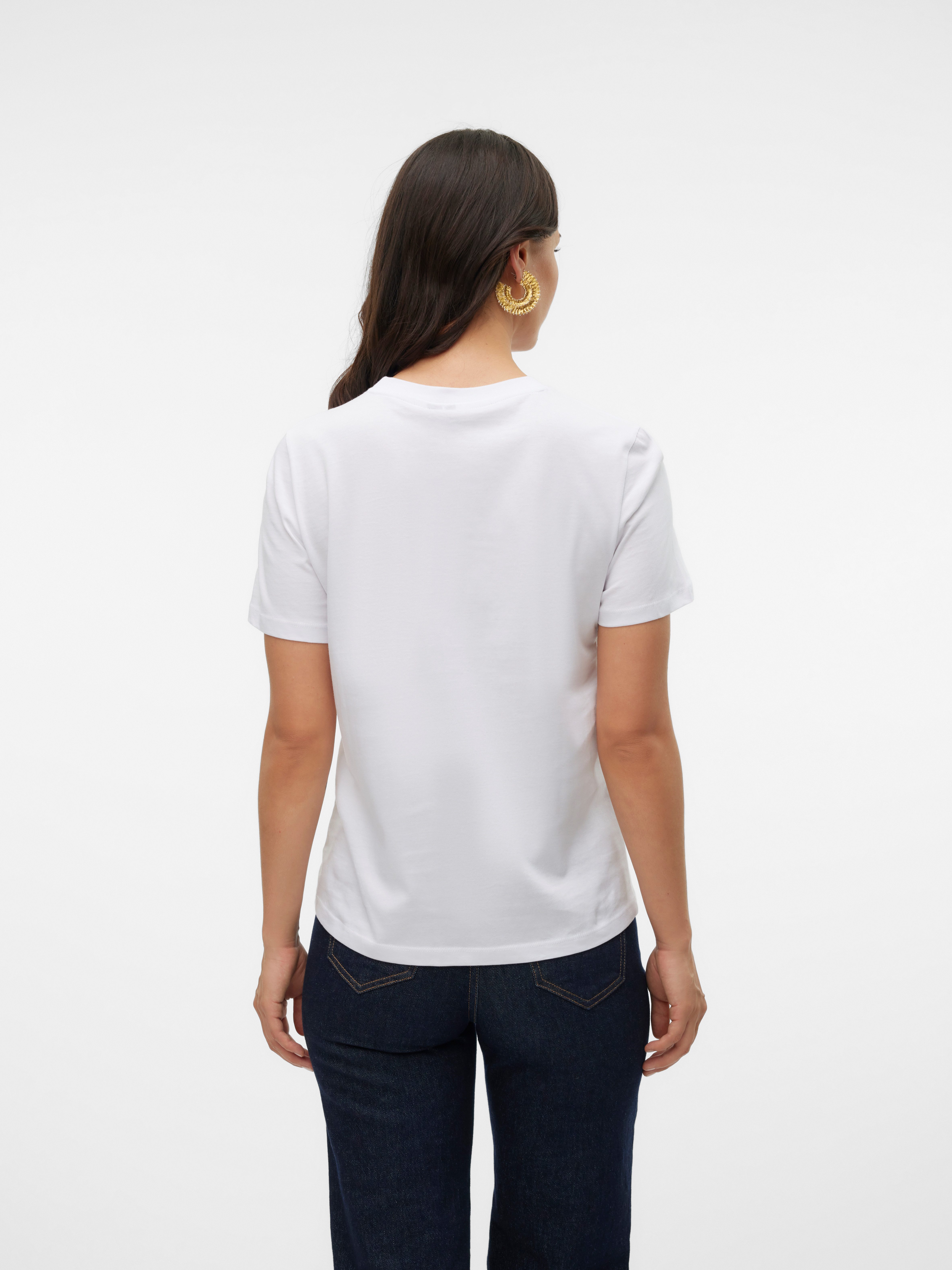 Vero Moda Shirt met korte mouwen VMPAULINA SS T-SHIRT GA JRS NOOS