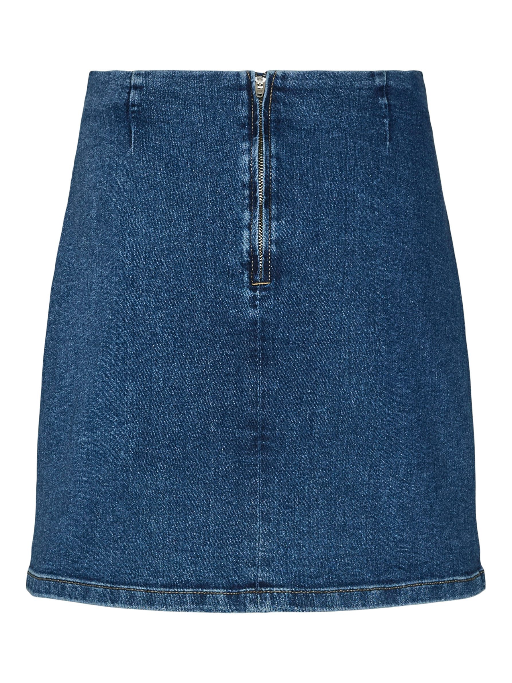 Vero Moda Jeans rok VMNELLY HR SHORT SKIRT DNM MIX NOOS