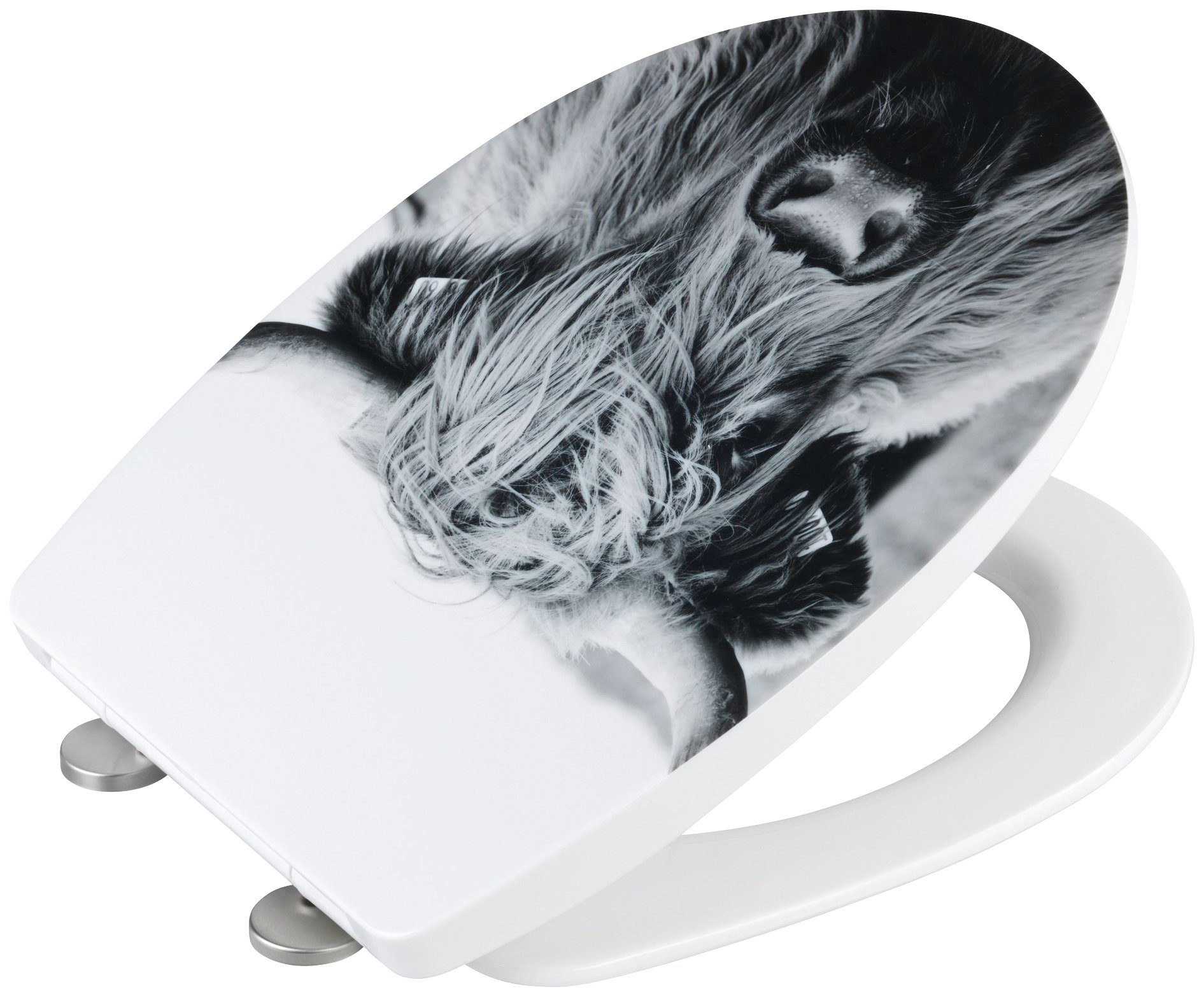 WENKO Toiletzitting Yak met soft-closesysteem, van thermoplast