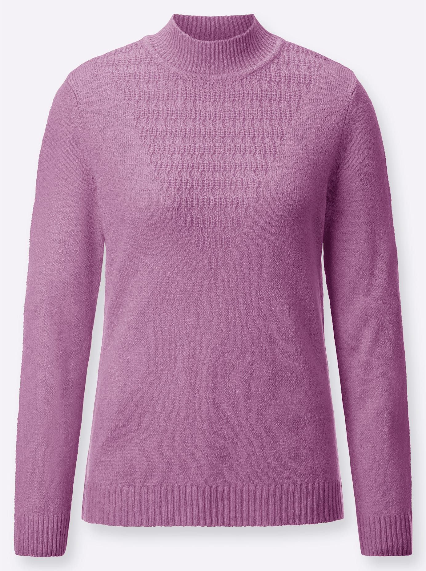 Classic Basics Trui met staande kraag Trui