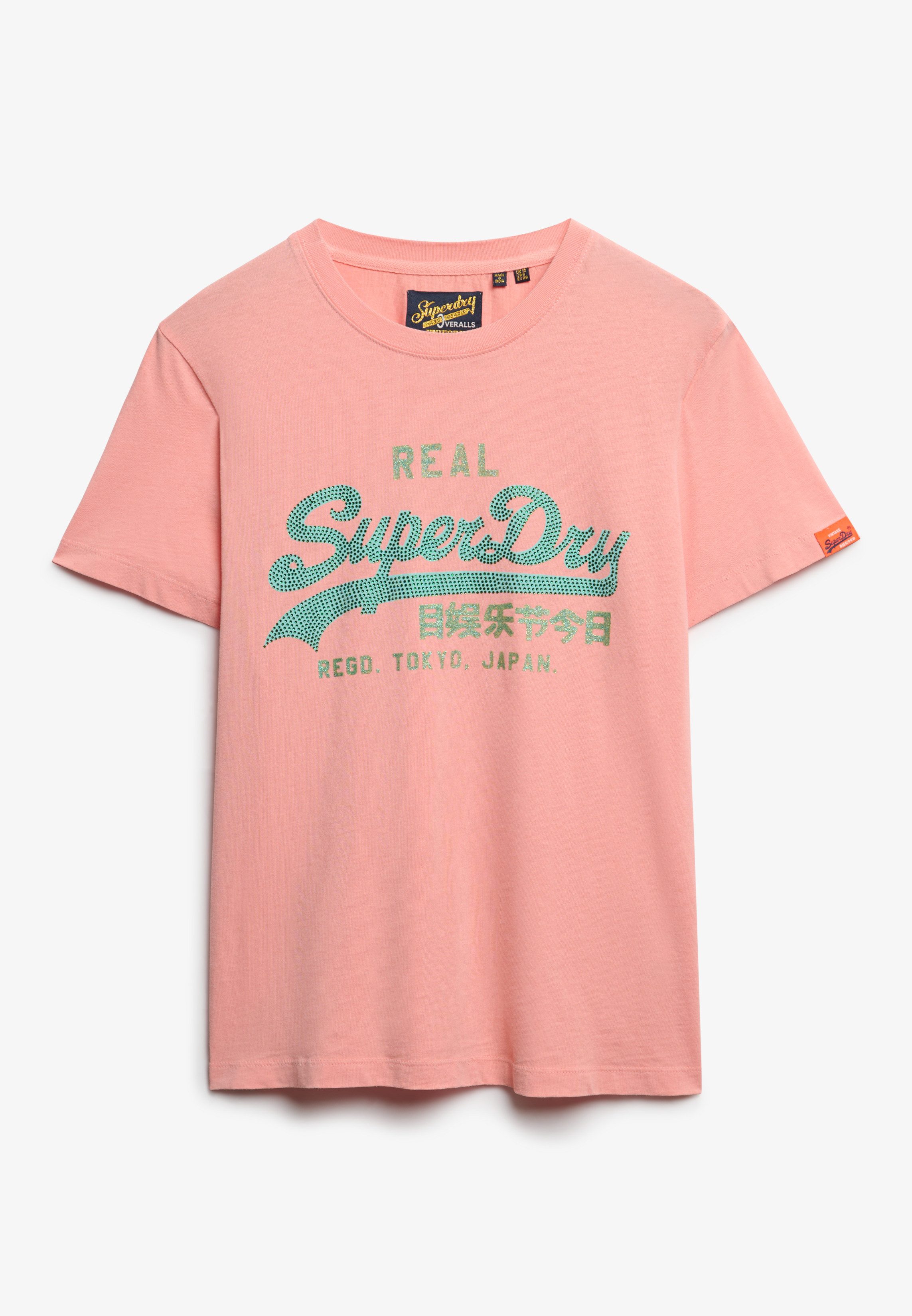 Superdry Shirt met korte mouwen VL RHINESTONE SLIM TEE