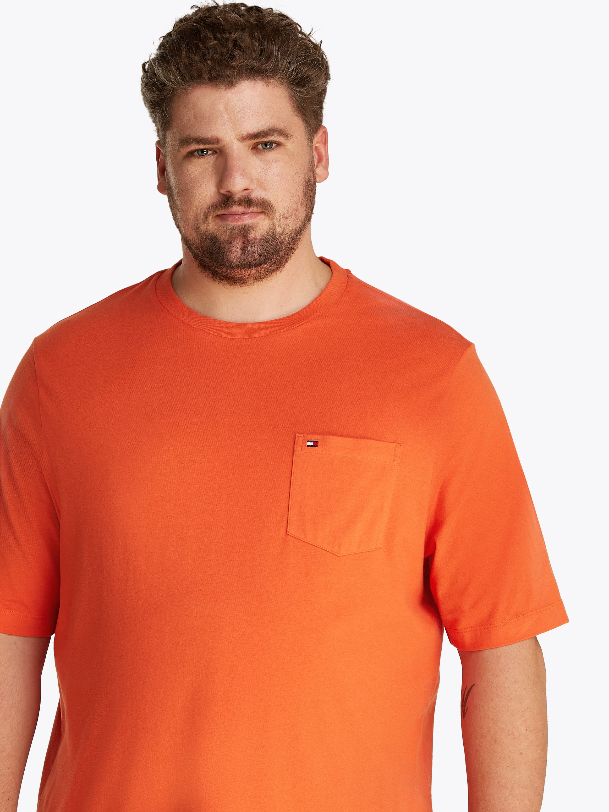 Tommy Hilfiger Shirt met ronde hals BT-ESSENTIAL SOLID POCKET TEE-B