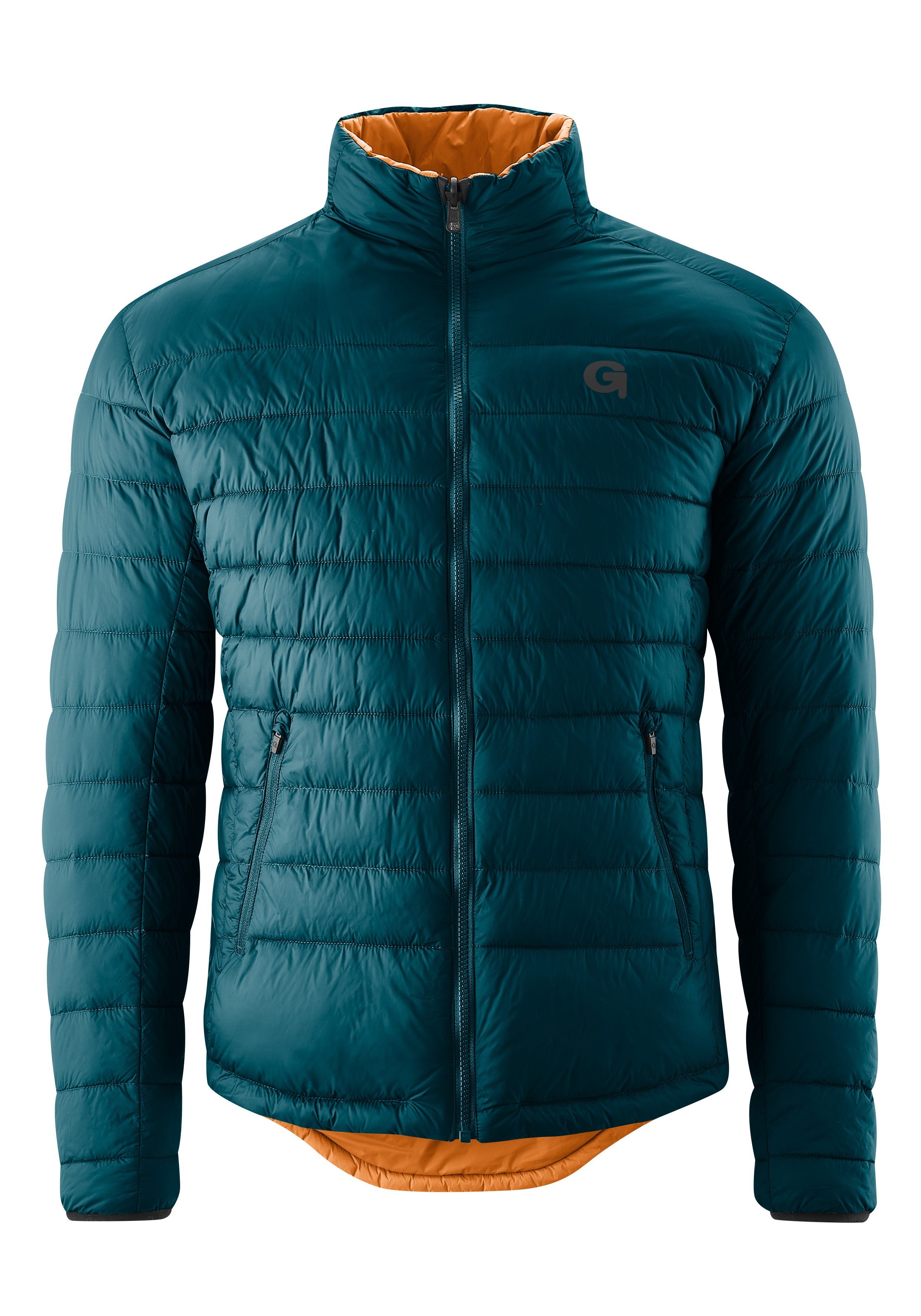 Gonso Fietsjack BEVINCO Heren Primaloft-jack, warme, ademende en winddichte omkeerbare jas