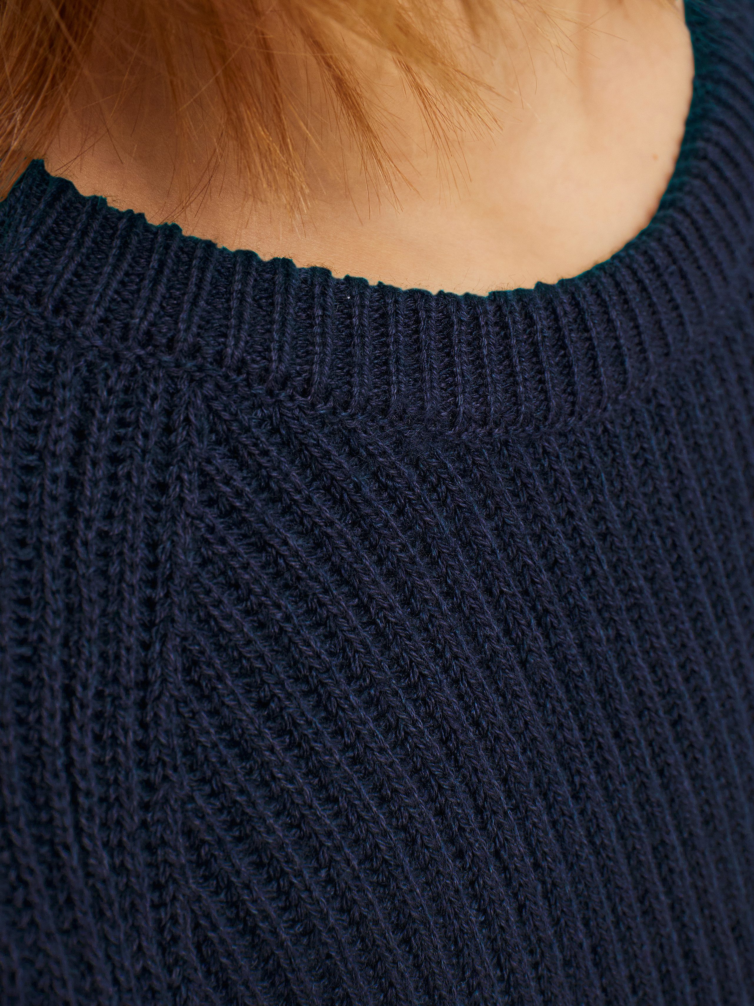 Jack & Jones Junior Gebreide trui JJPANNEL KNIT CREW NECK AW24 JNR