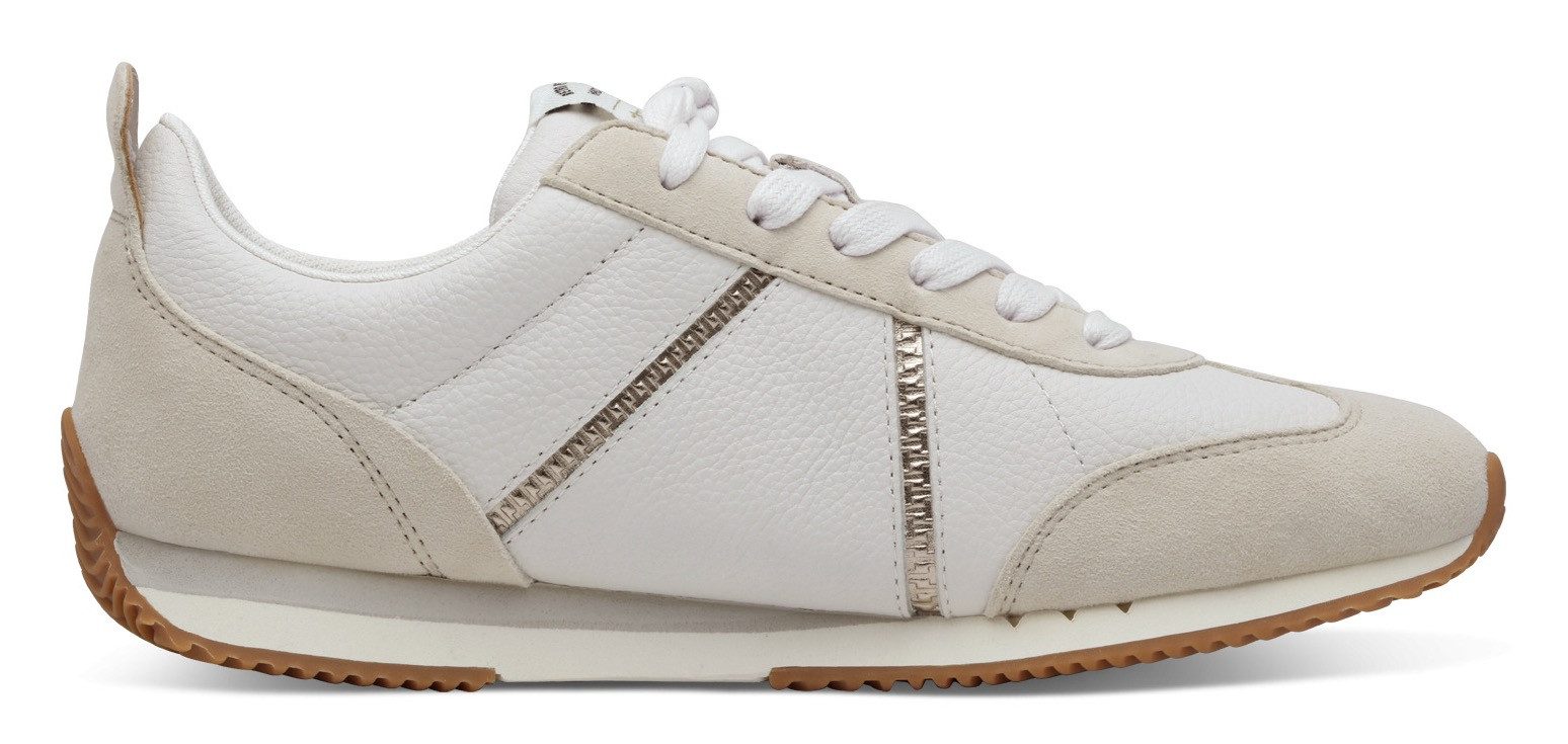 Tamaris Sneakers , vrijetijdsschoen, halfschoen, veterschoen met logo-applicatie