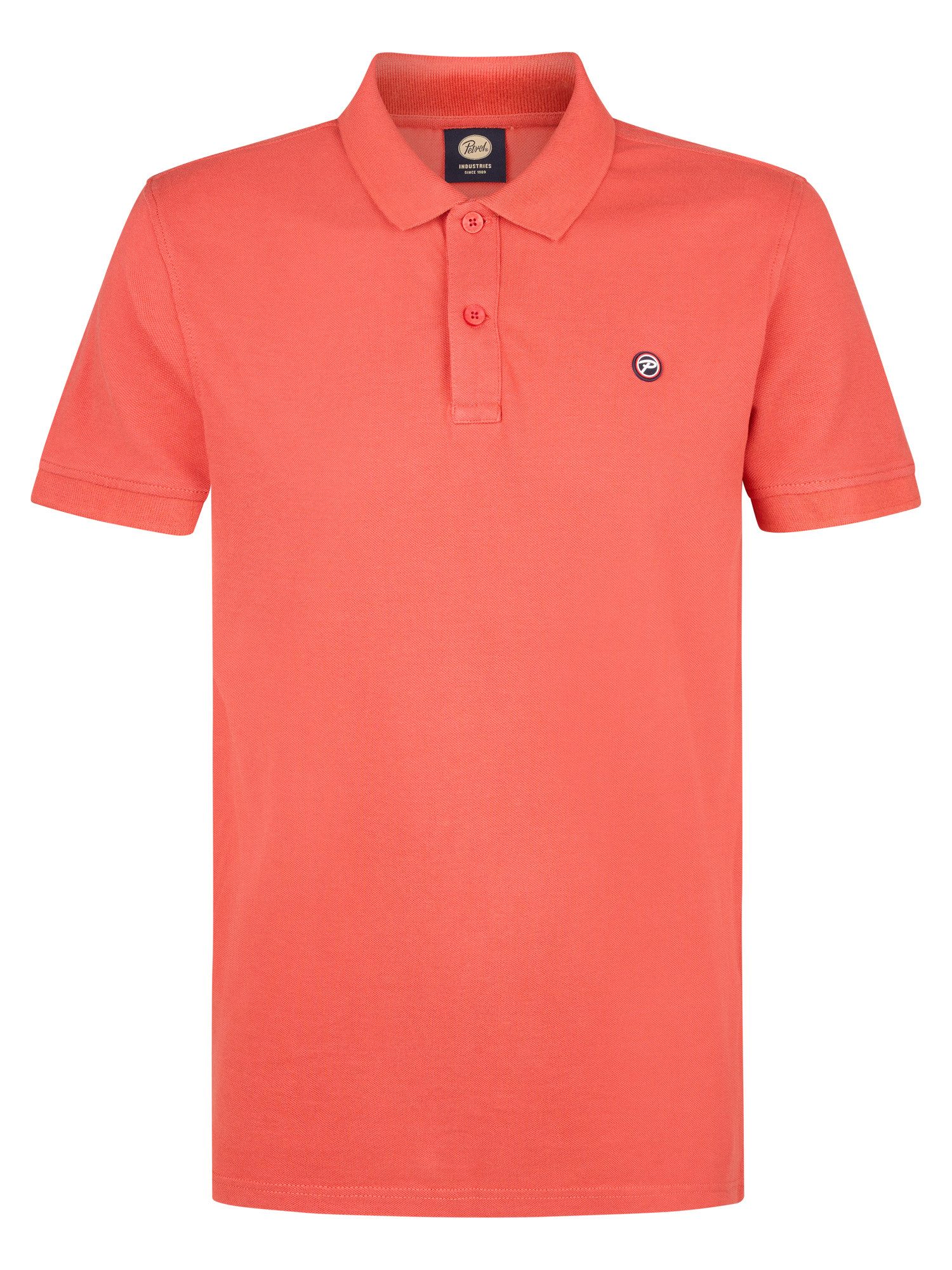 Petrol Industries Poloshirt met geborduurd logo