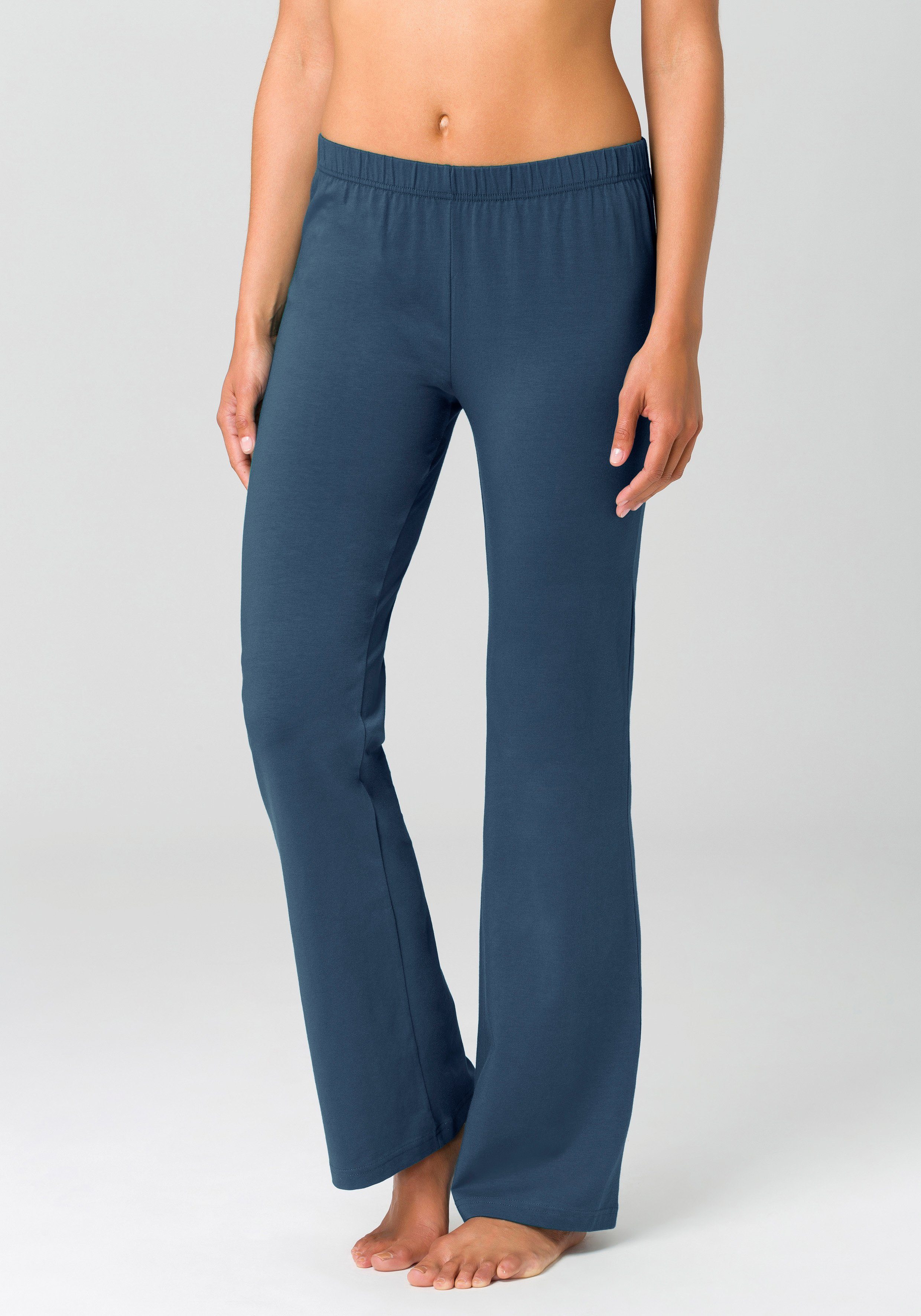 vivance active Jazzpants met licht uitlopende pijpen, loungewear (2-delig, Set van 2)