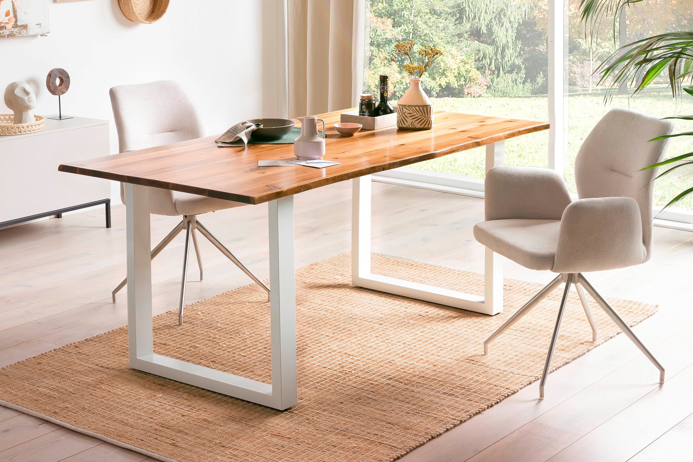 SalesFever Tafel met hout