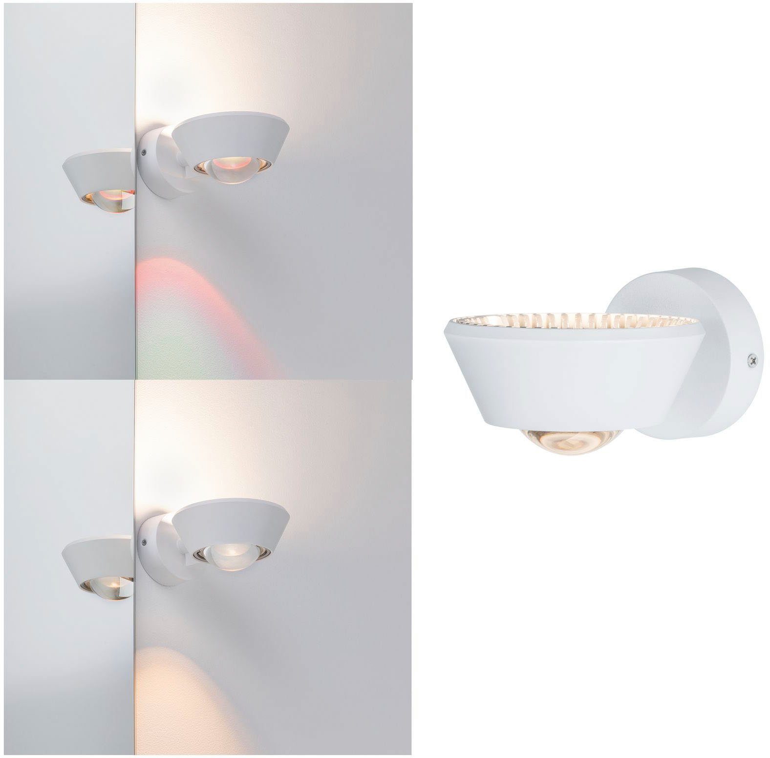 Paulmann Led-wandlamp Sabik Sabik IP44 9 / 1x4W, LED-module (1 stuk)
