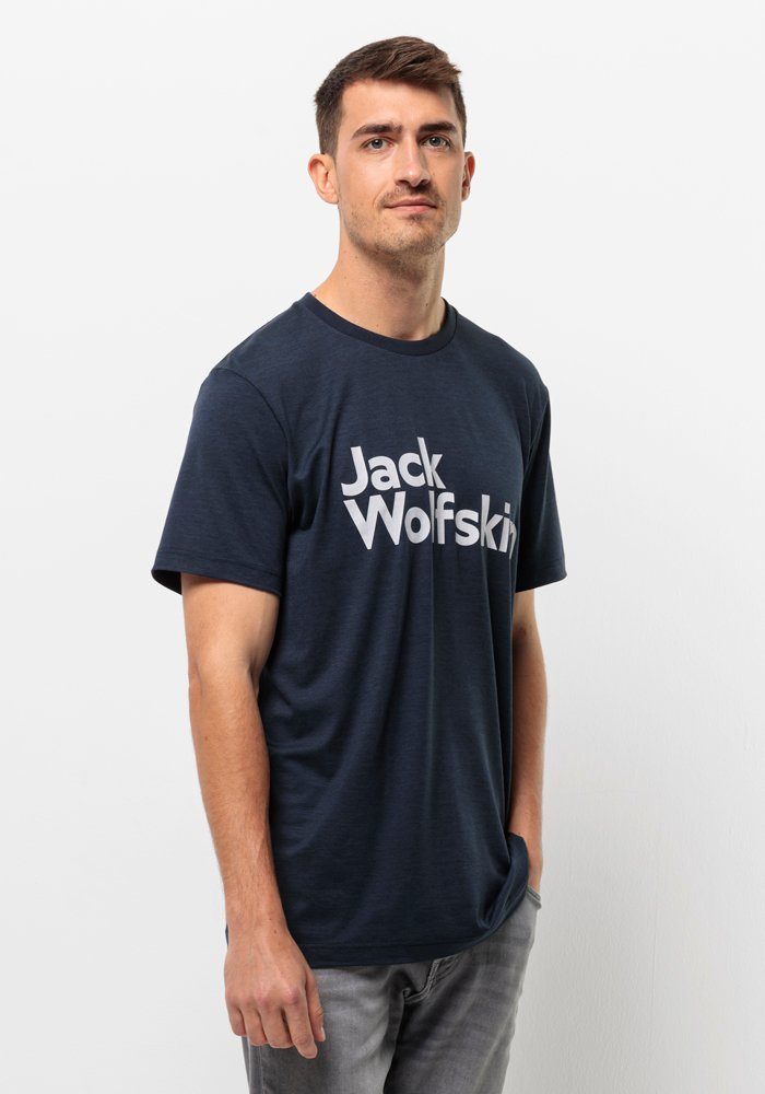 Jack Wolfskin Brand T-Shirt Men Functioneel shirt Heren XXL blue night blue