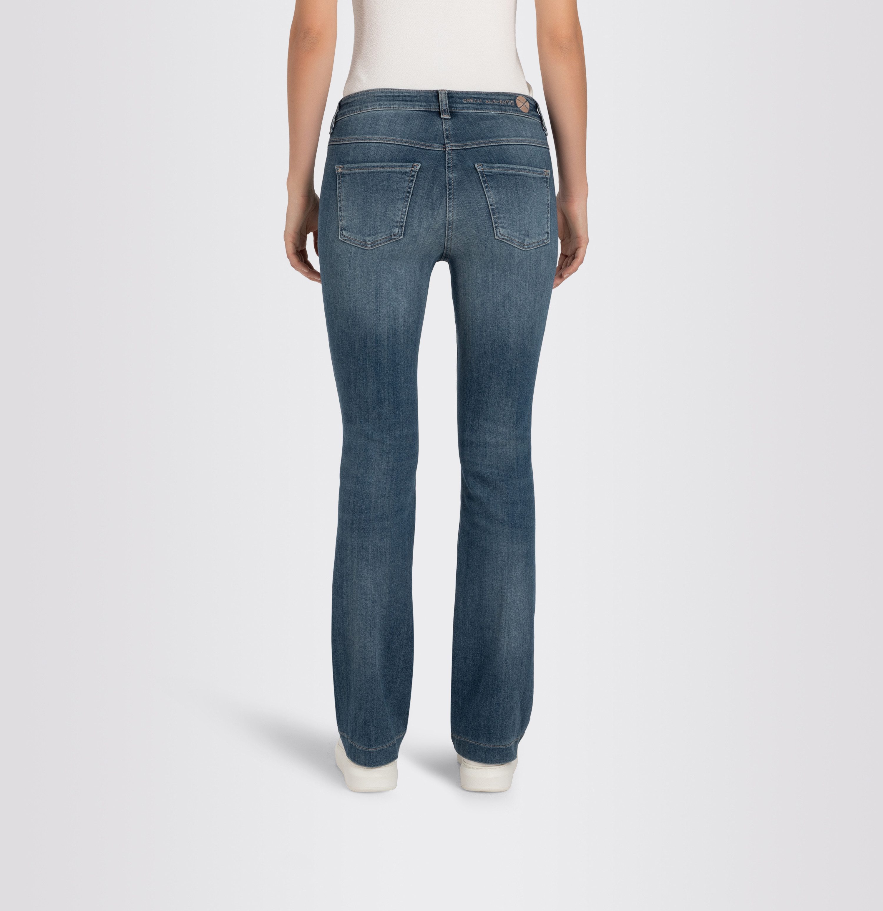 MAC Bootcut jeans Dream-Boot Recht belijnd met iets uitlopende pijpen