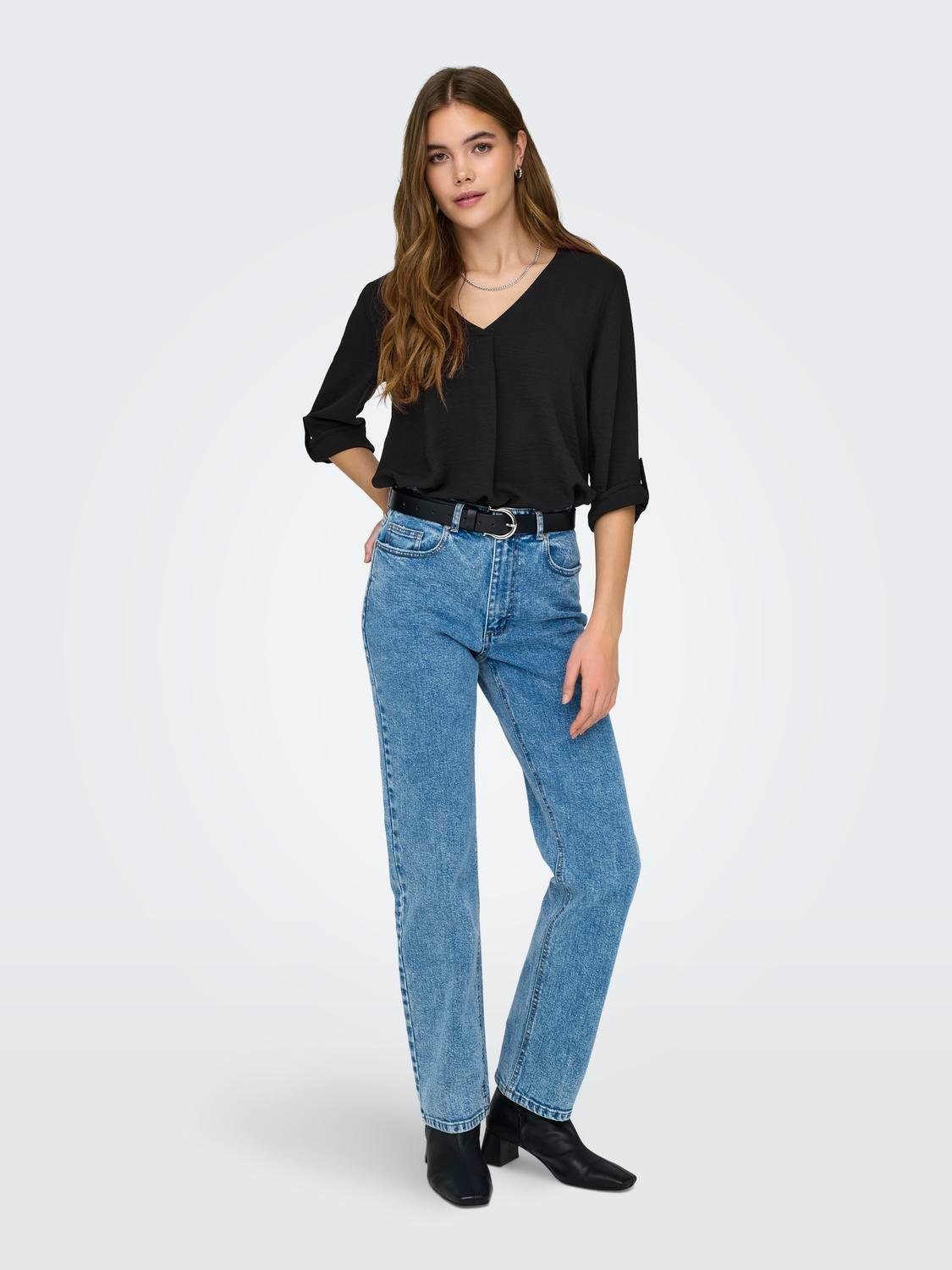 JDY Shirtblouse JDYDIVYA LIFE 3/4 TOP WVN NOOS