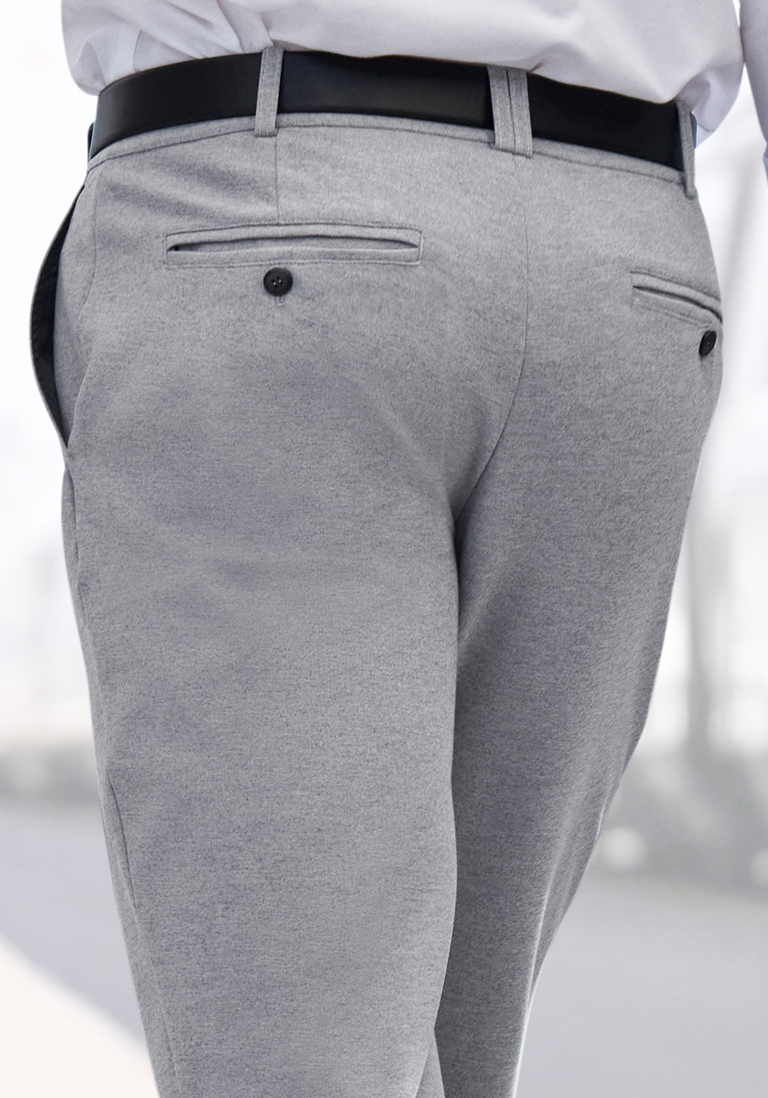 John Devin Stretchbroek Regular fit comfortabele broek van elastisch materiaal