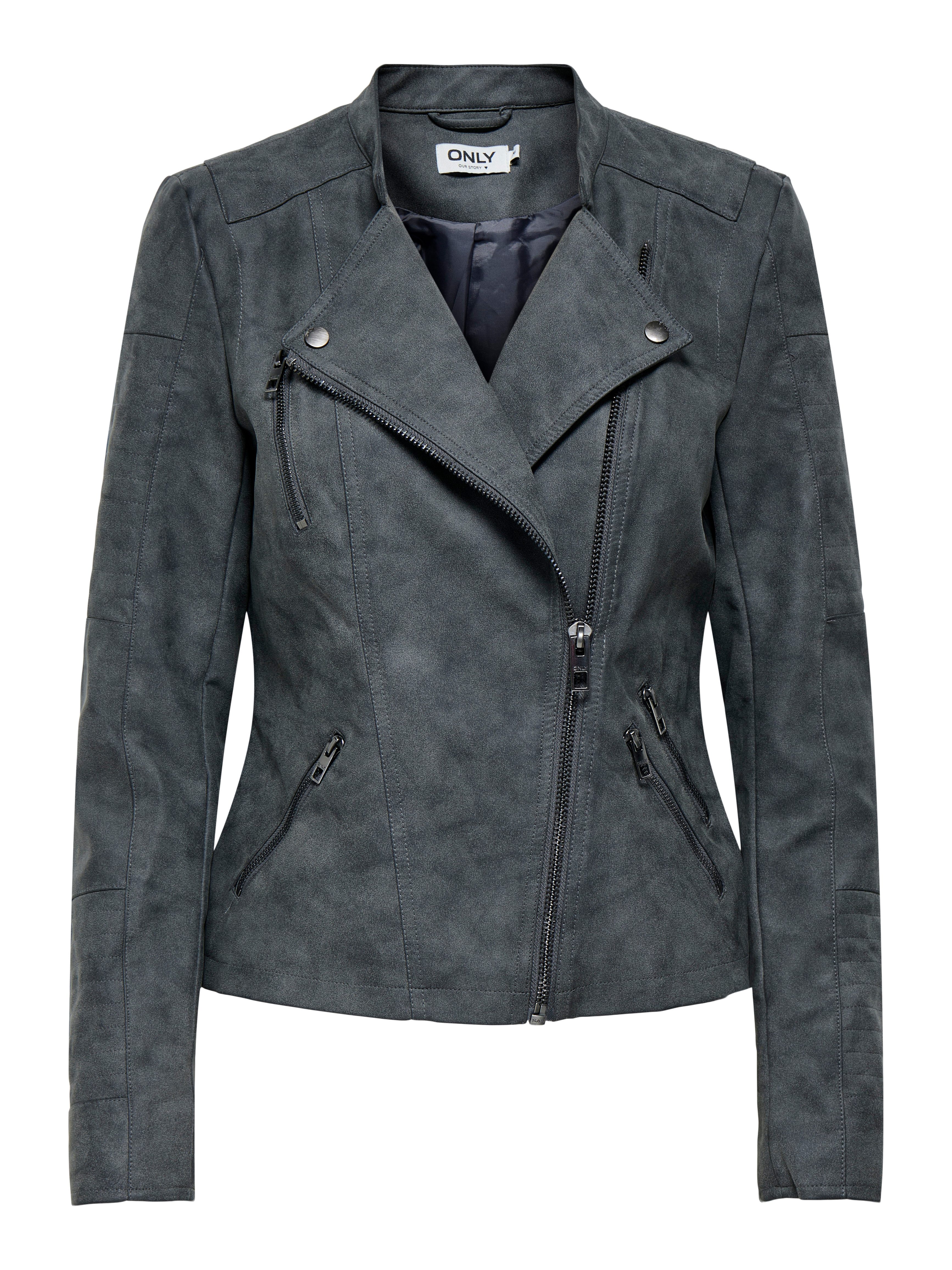 Only Imitatieleren jack ONLAVA FAUX LEATHER BIKER OTW NOOS