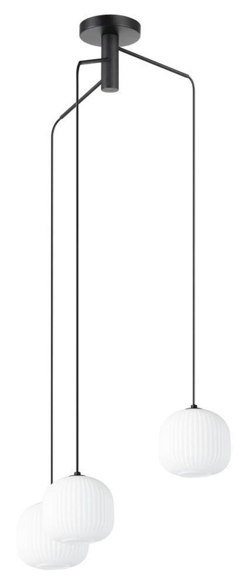 EGLO Hanglamp MANTUNALLE Hanglamp, staal, glas, IP20, E27, eettafellamp, lamp (1 stuk)