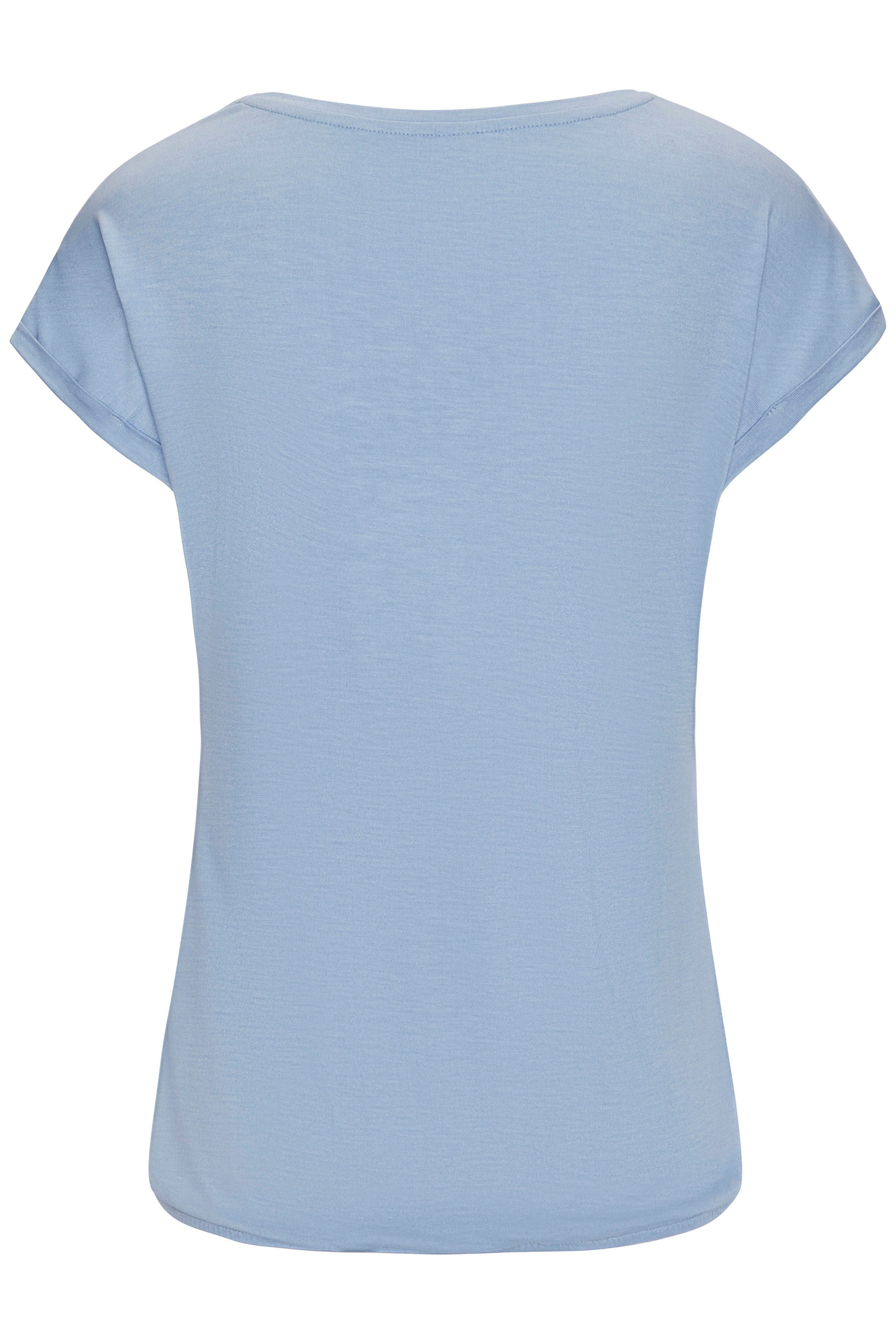 Lascana Shirt met korte mouwen Met glinsterende bloemenprint van elastische viscosekwaliteit
