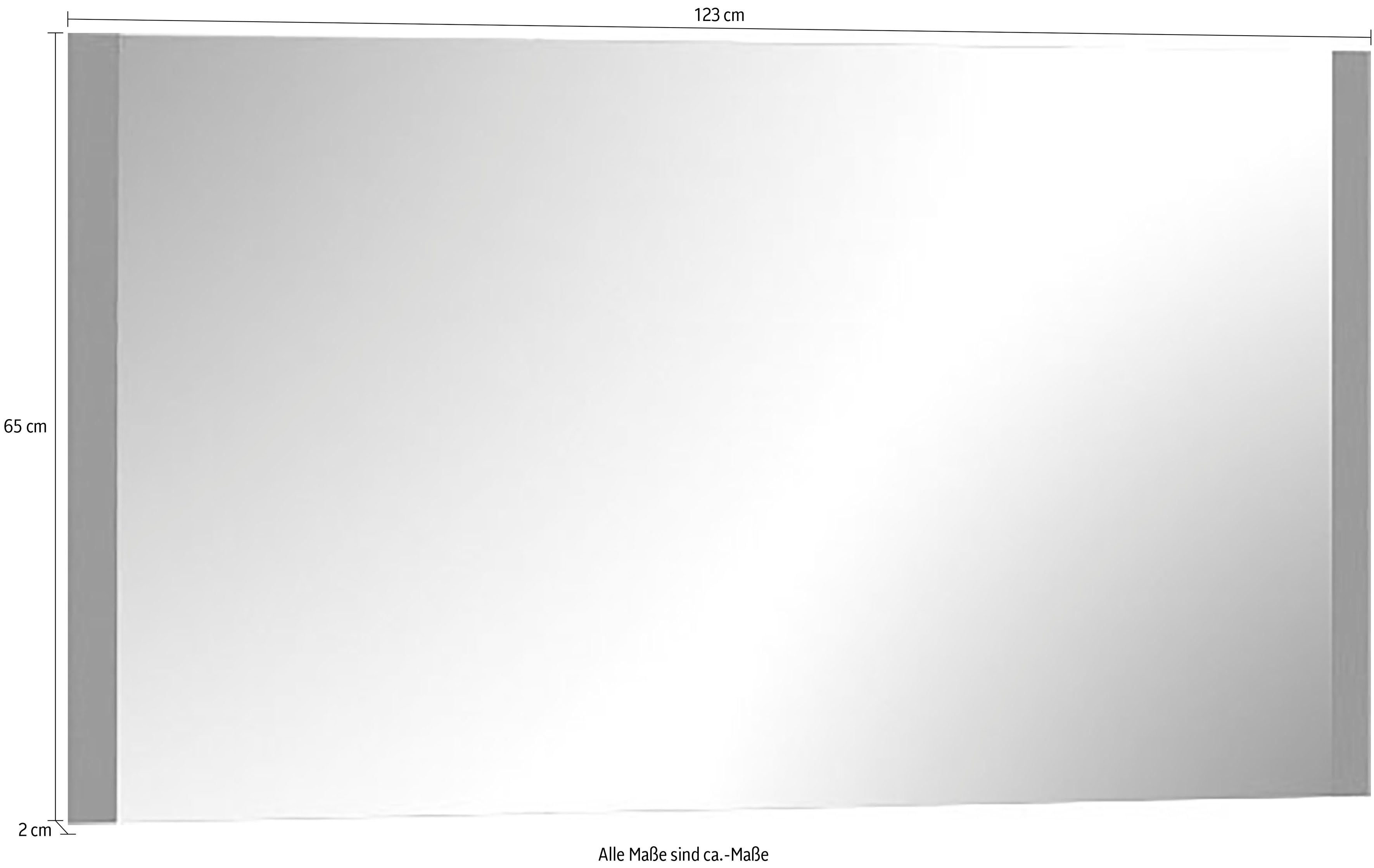 Places of Style Wandspiegel Onyx Afm. (bxdxh): 123x2x65 cm